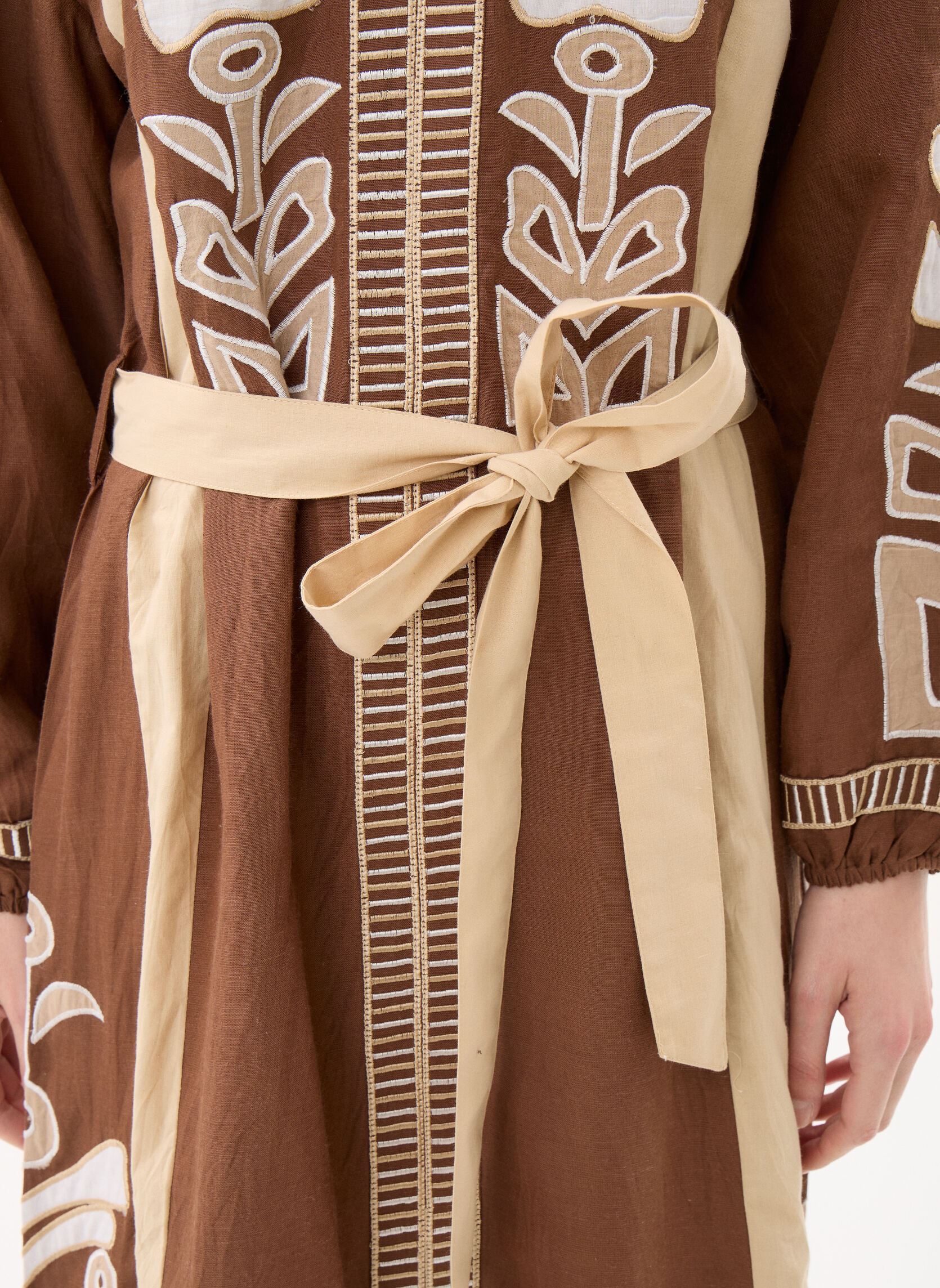Lange Kleider 114 . Robe Long Ml Anouck damen braun Stella Forest Lange Kleider 114 . Robe Long Ml Anouck damen braun CHOCO
