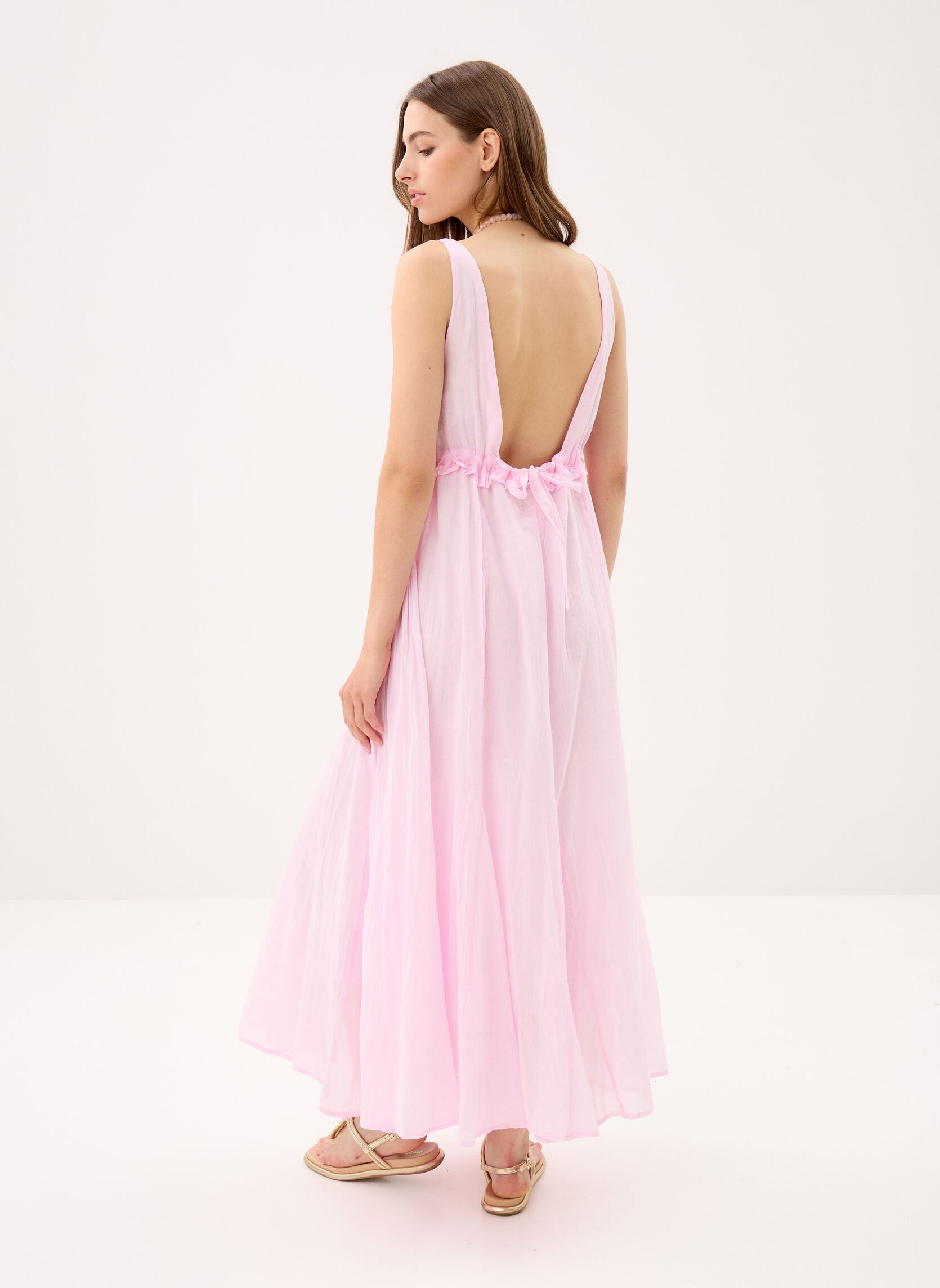 Lange Kleider 301 . Robe Maxi Bretelles Gaia damen rosa Stella Forest Lange Kleider 301 . Robe Maxi Bretelles Gaia damen rosa Blush