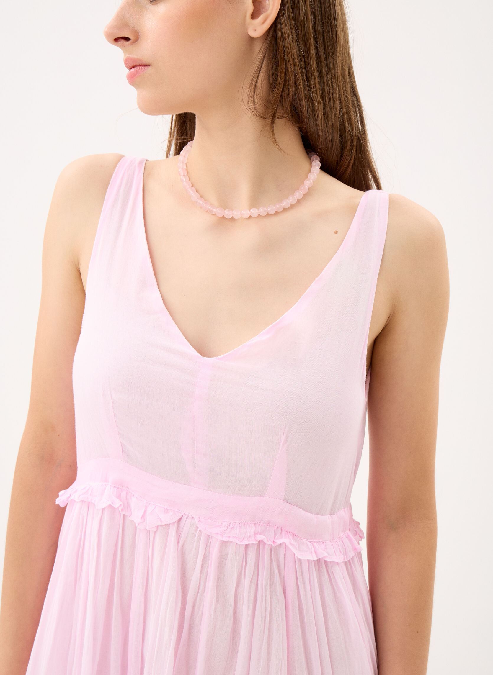 Lange Kleider 301 . Robe Maxi Bretelles Gaia damen rosa Stella Forest Lange Kleider 301 . Robe Maxi Bretelles Gaia damen rosa Blush