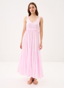 Lange Kleider 301 . Robe Maxi Bretelles Gaia damen rosa