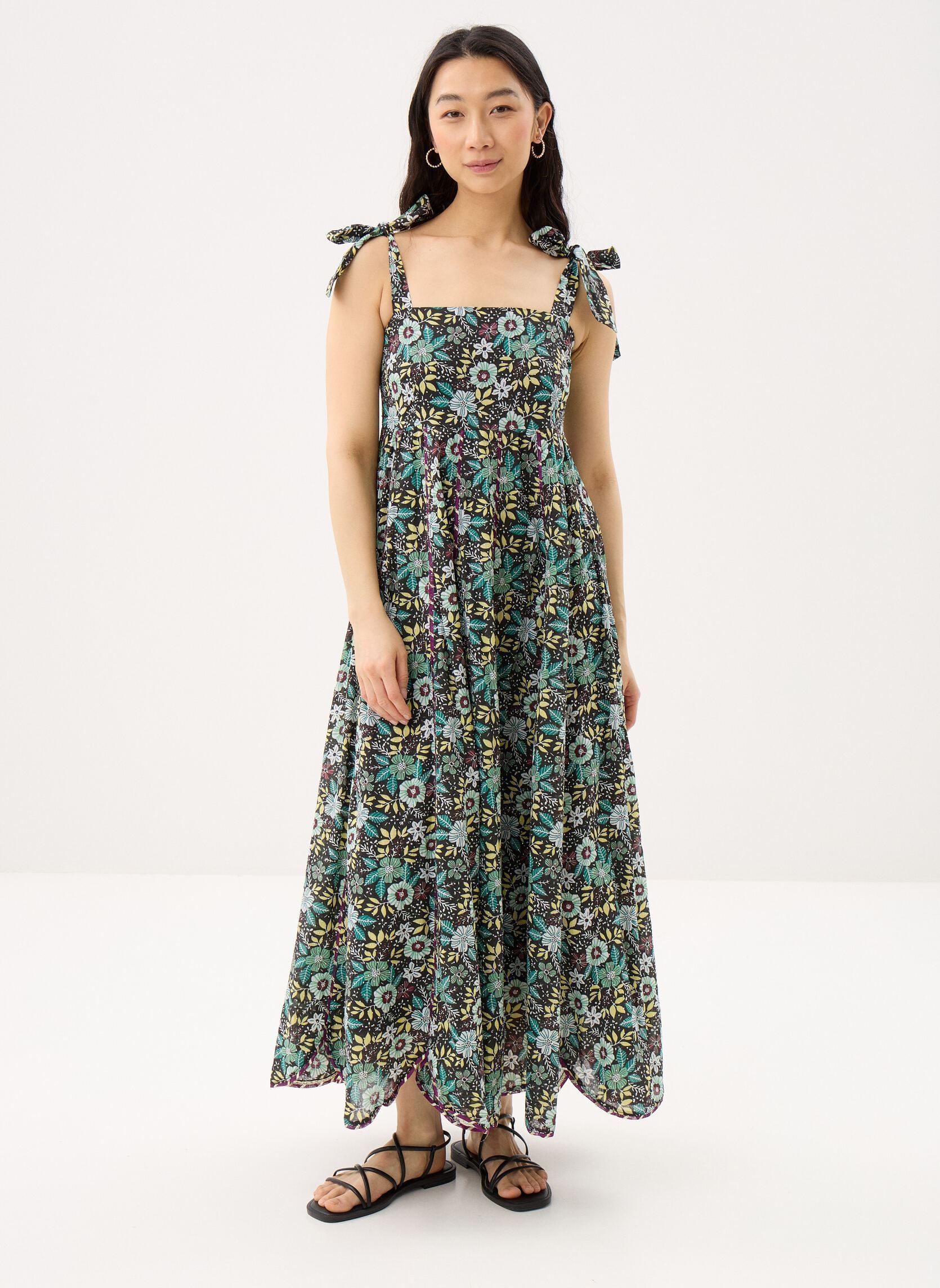 Robes longues 132 . Robe Long Bret Sunset femme multicolore Stella Forest Robes longues 132 . Robe Long Bret Sunset femme multicolore Multicolor
