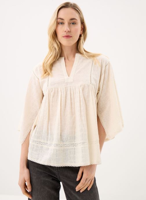 Stella Forest Blouses met korte mouwen 109 . Tunique 3/4 Eloise dames wit