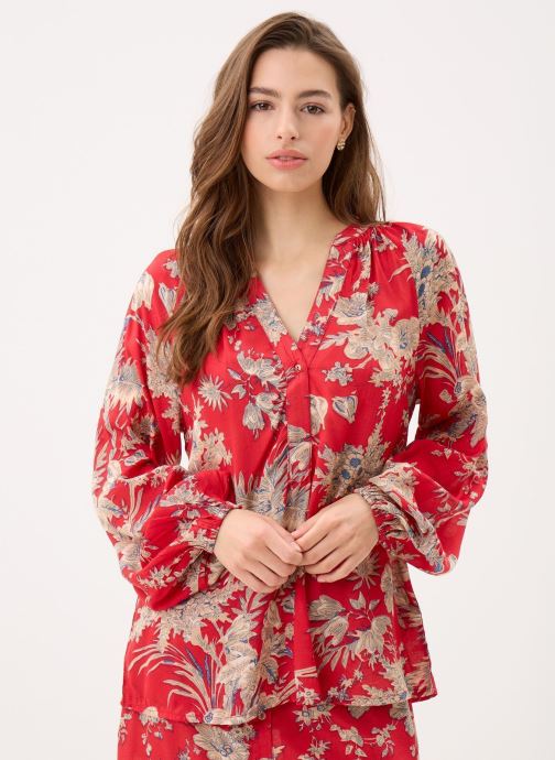 Stella Forest Langarm-Blusen 13 . Tunique Ml Flavie damen rot