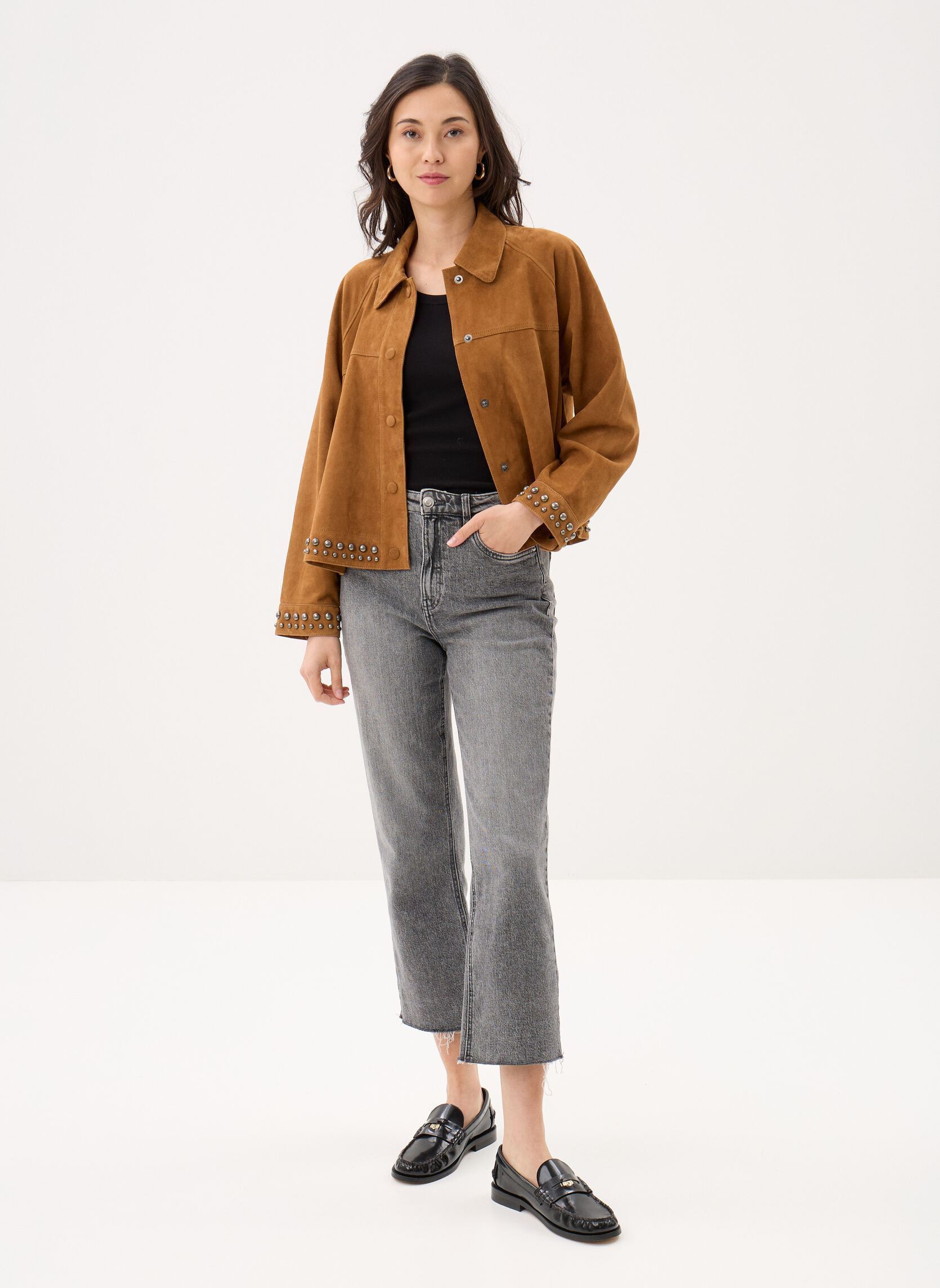 Vestes 1000 . Veste Ml Salma femme marron Stella Forest Vestes 1000 . Veste Ml Salma femme marron CARAMEL