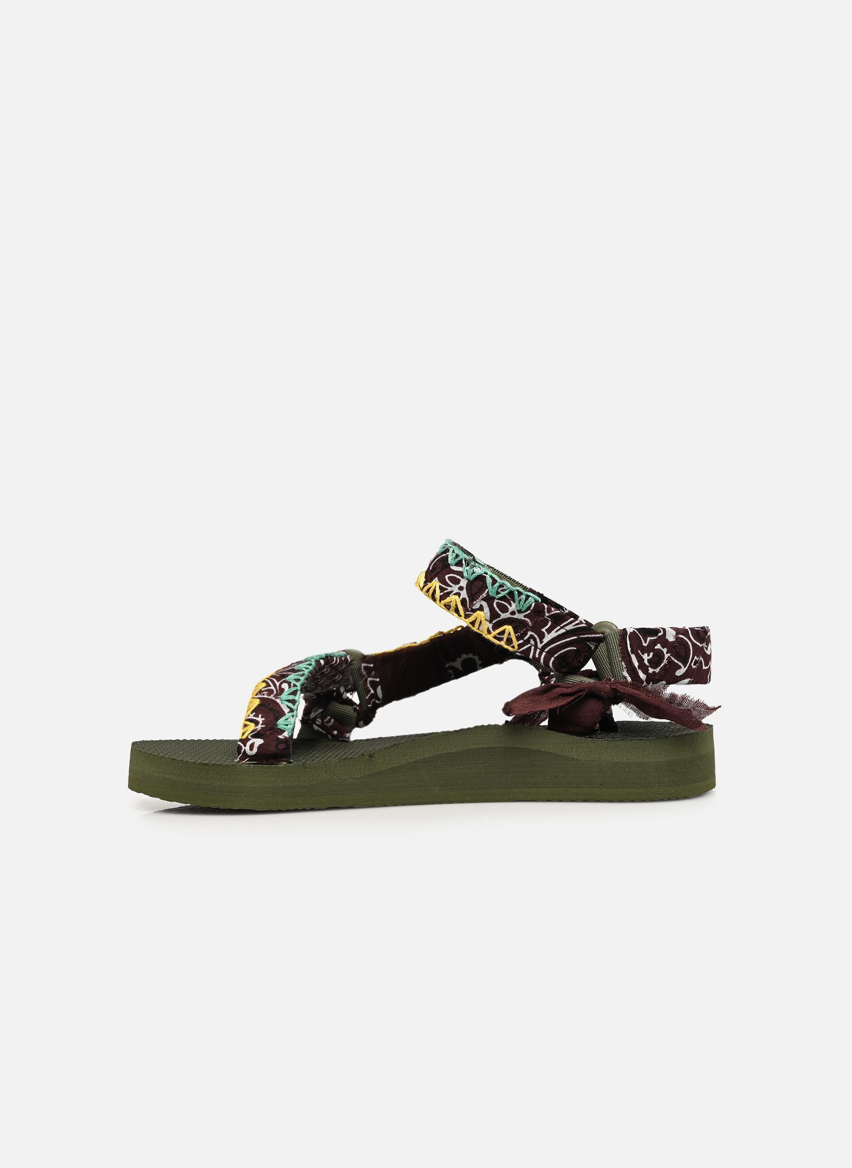 Platte sandalen TK KAKI dames meerkleurig Arizona Love Platte sandalen TK KAKI dames meerkleurig Choco kaki