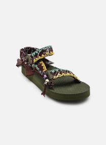 Platte sandalen TK KAKI dames meerkleurig