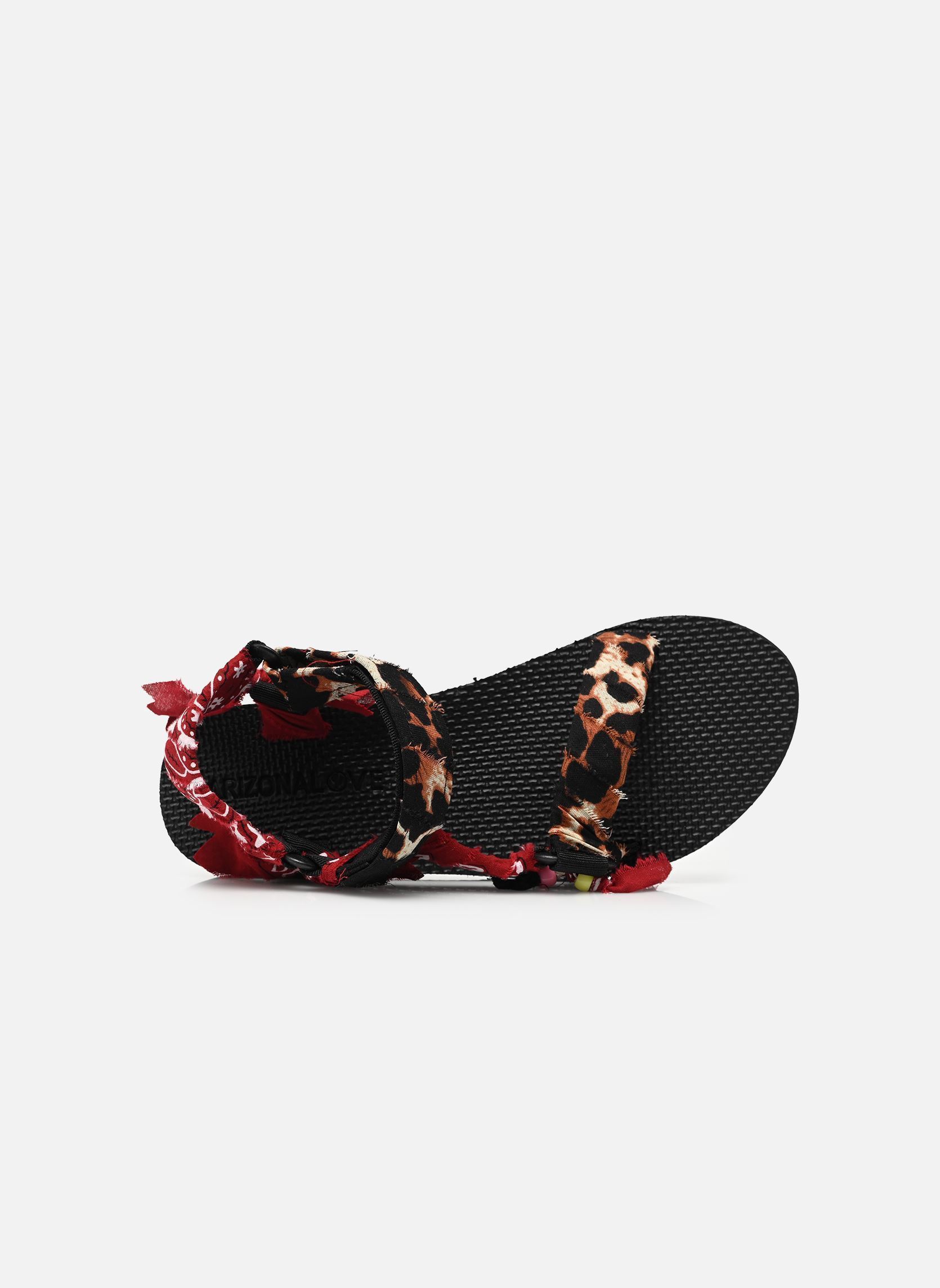 Sandales TK LEOPARD BURGUNDY femme multicolore Arizona Love Sandales TK LEOPARD BURGUNDY femme multicolore Leo burgundy bandana