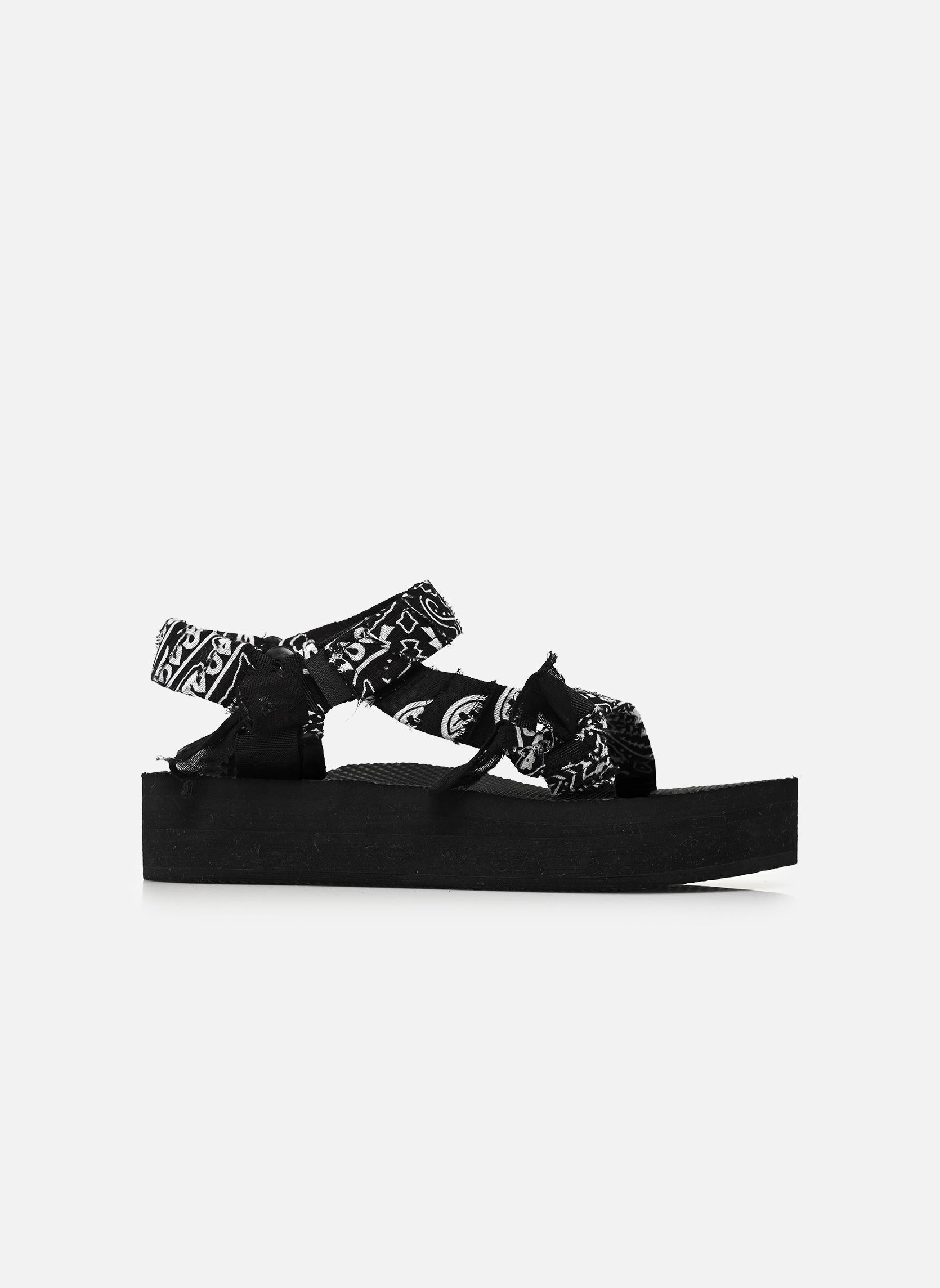 Sandales compensées et plateformes TKPLATFORM femme noir Arizona Love Sandales compensées et plateformes TKPLATFORM femme noir BLACK BANDANA