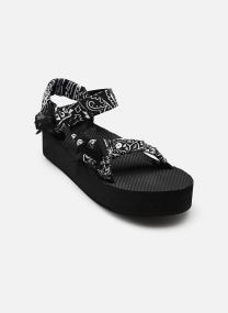 Sandales compensées et plateformes TKPLATFORM femme noir