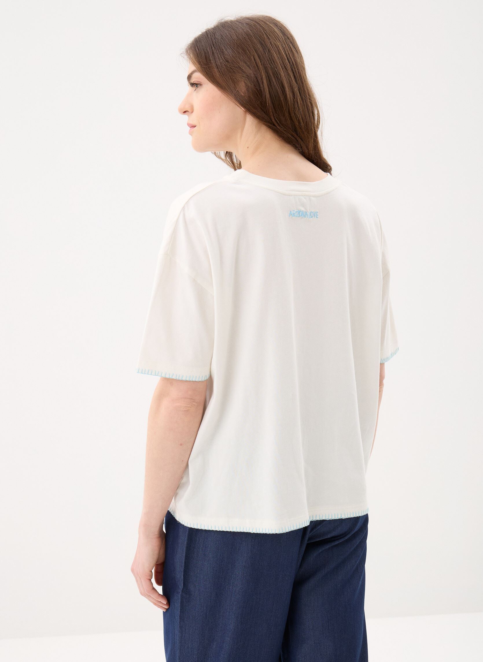 Tee-shirts manches courtes ALOIS TEE SHIRT femme blanc Arizona Love Tee-shirts manches courtes ALOIS TEE SHIRT femme blanc White