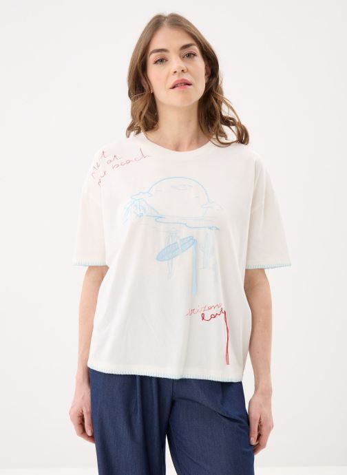 Arizona Love Kurzarm-T-Shirts ALOIS TEE SHIRT damen weiß