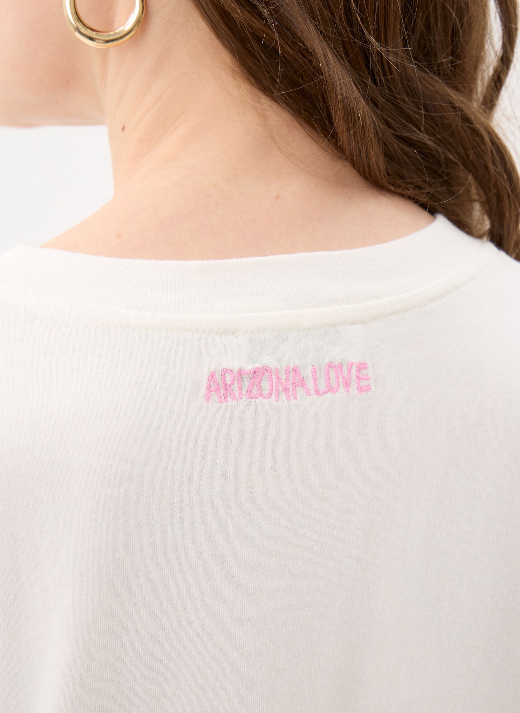 T-shirts met korte mouwen AMADEO TEE SHIRT dames wit Arizona Love T-shirts met korte mouwen AMADEO TEE SHIRT dames wit Pink