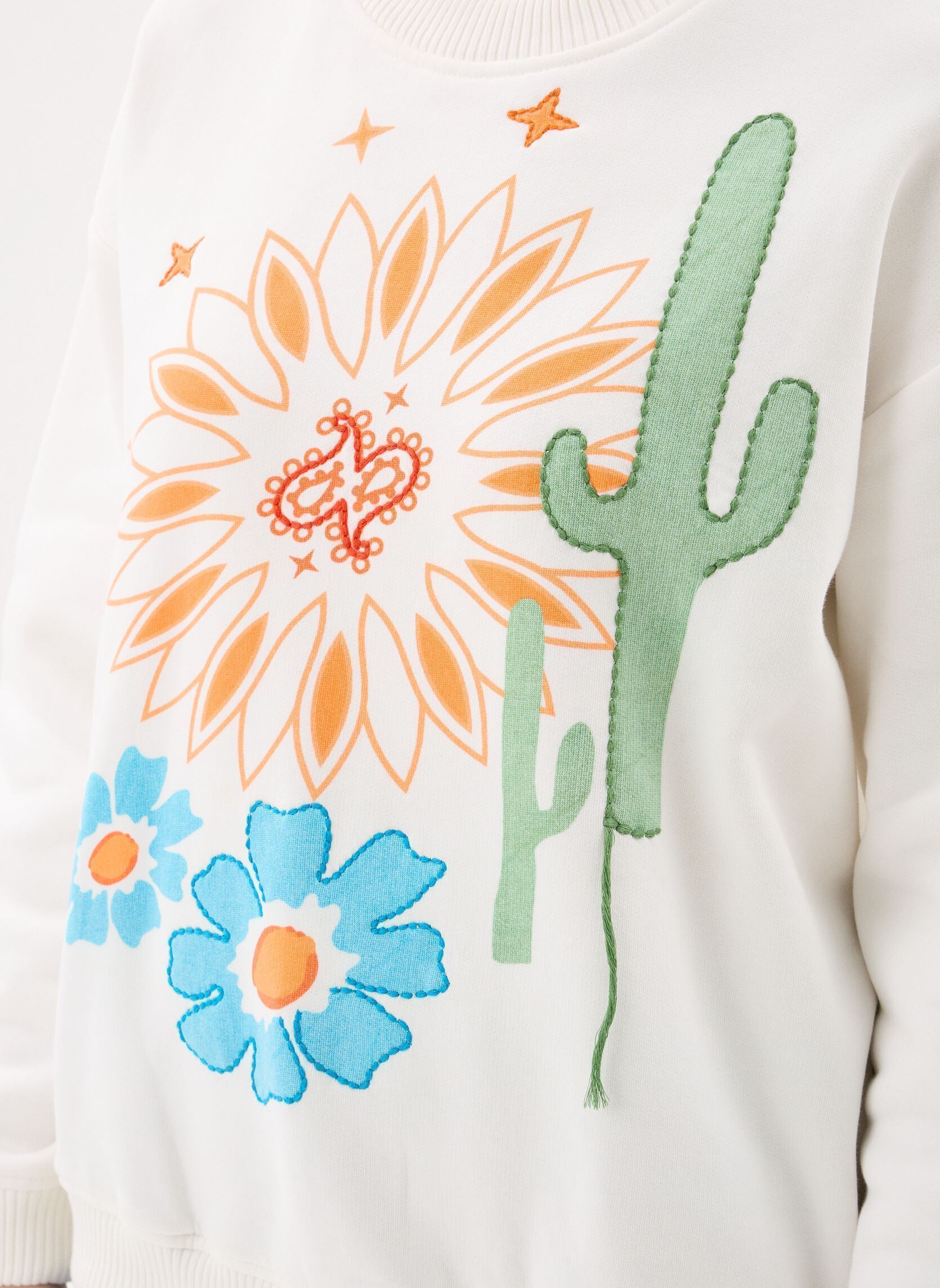 Hoodies ALAN SWEAT dames wit Arizona Love Hoodies ALAN SWEAT dames wit White