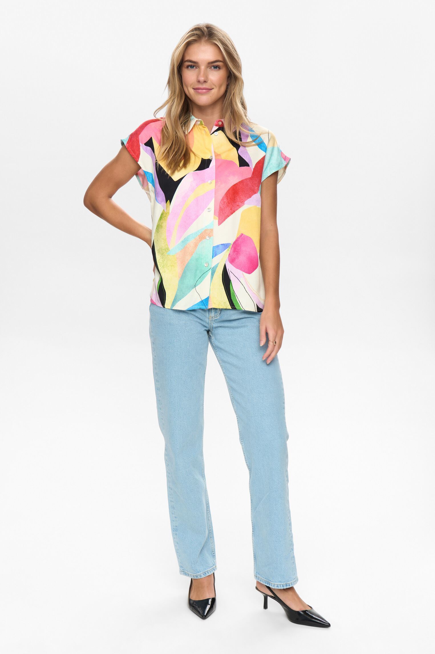 Chemises 706451-2708 femme multicolore Nümph Chemises 706451-2708 femme multicolore PEONY