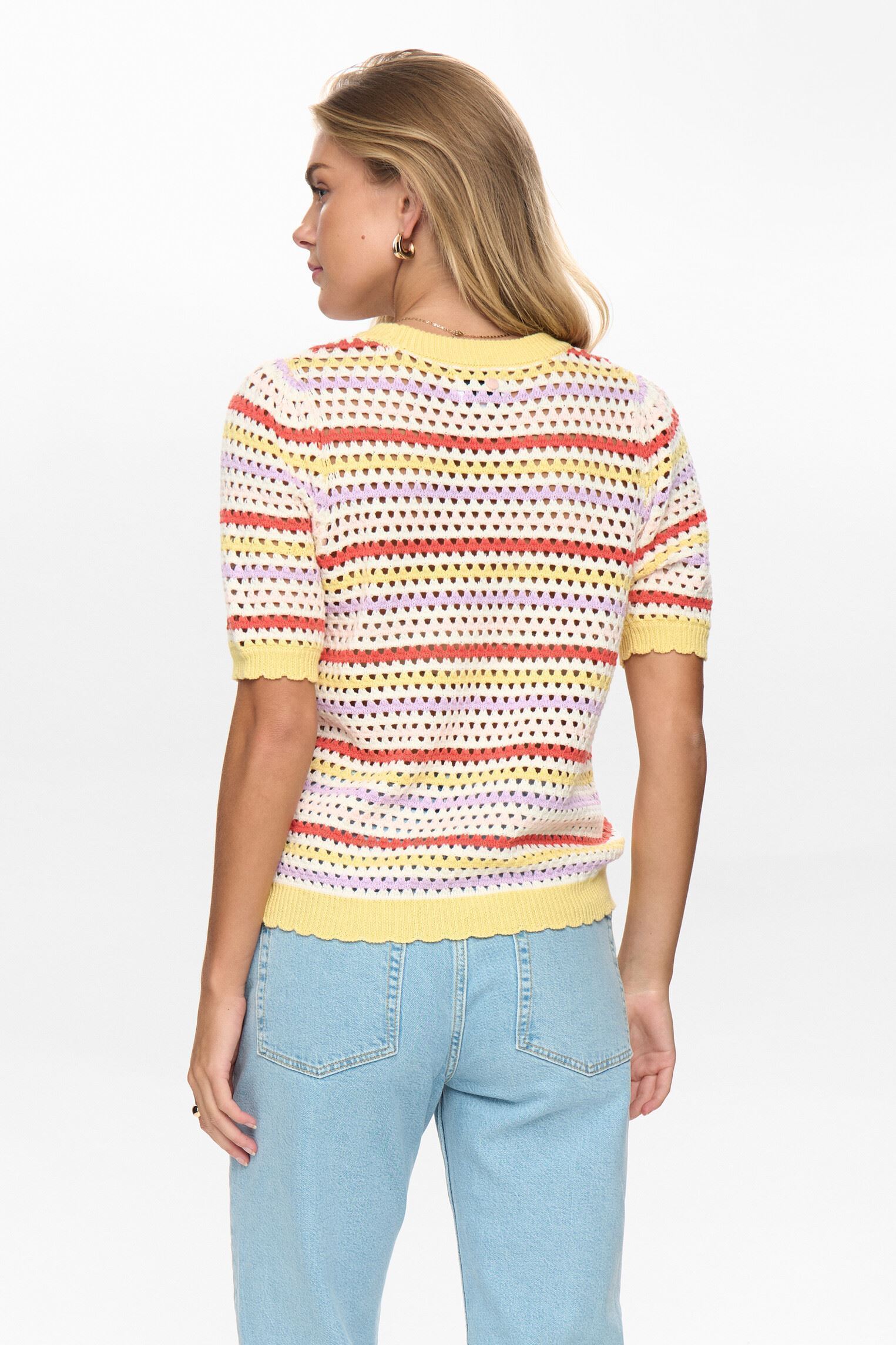 Pulls 706531-1031 femme multicolore Nümph Pulls 706531-1031 femme multicolore POPCORN