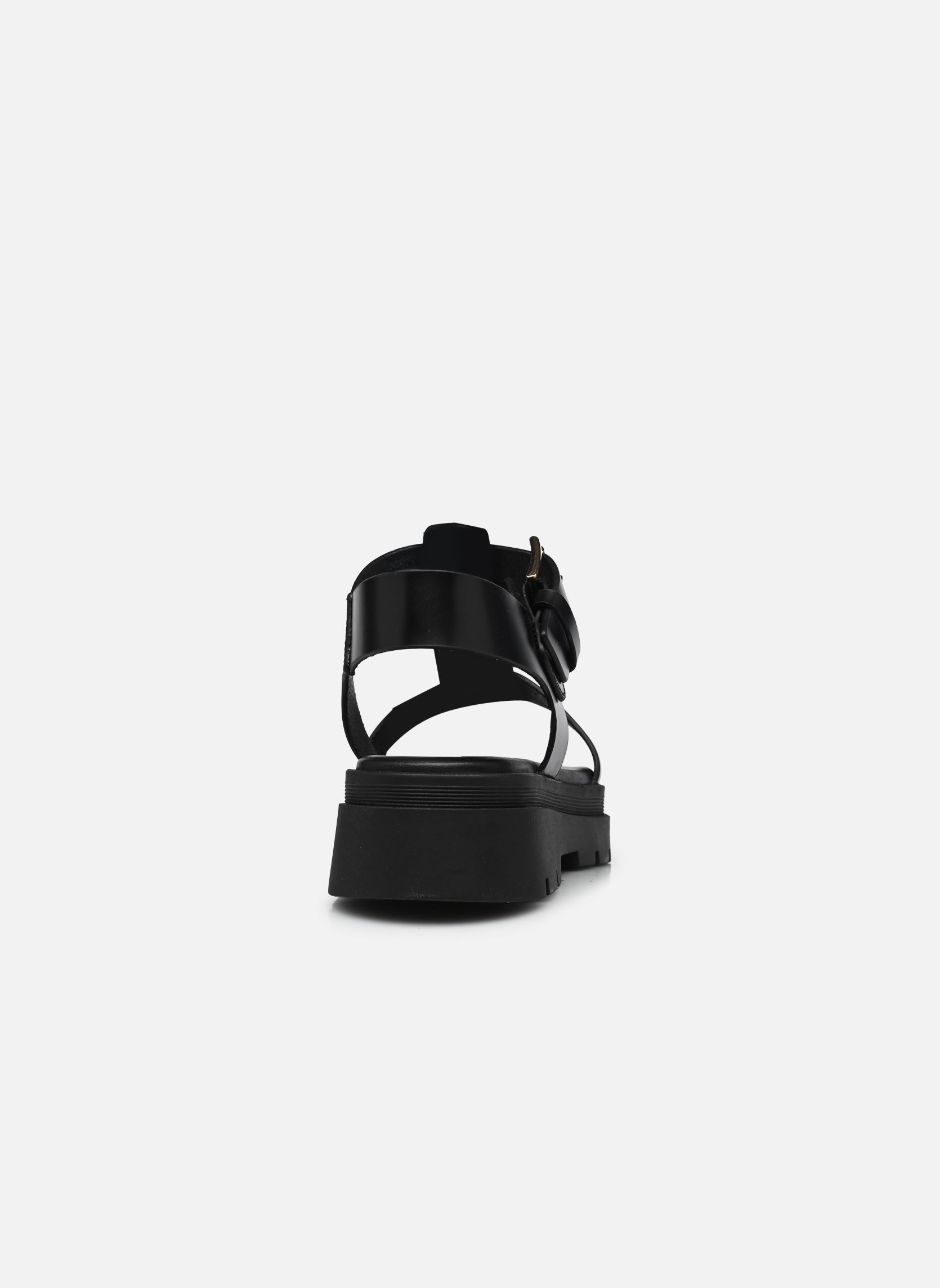 Sandales compensées et plateformes LISBONNE femme noir Jonak Sandales compensées et plateformes LISBONNE femme noir Cuir noir