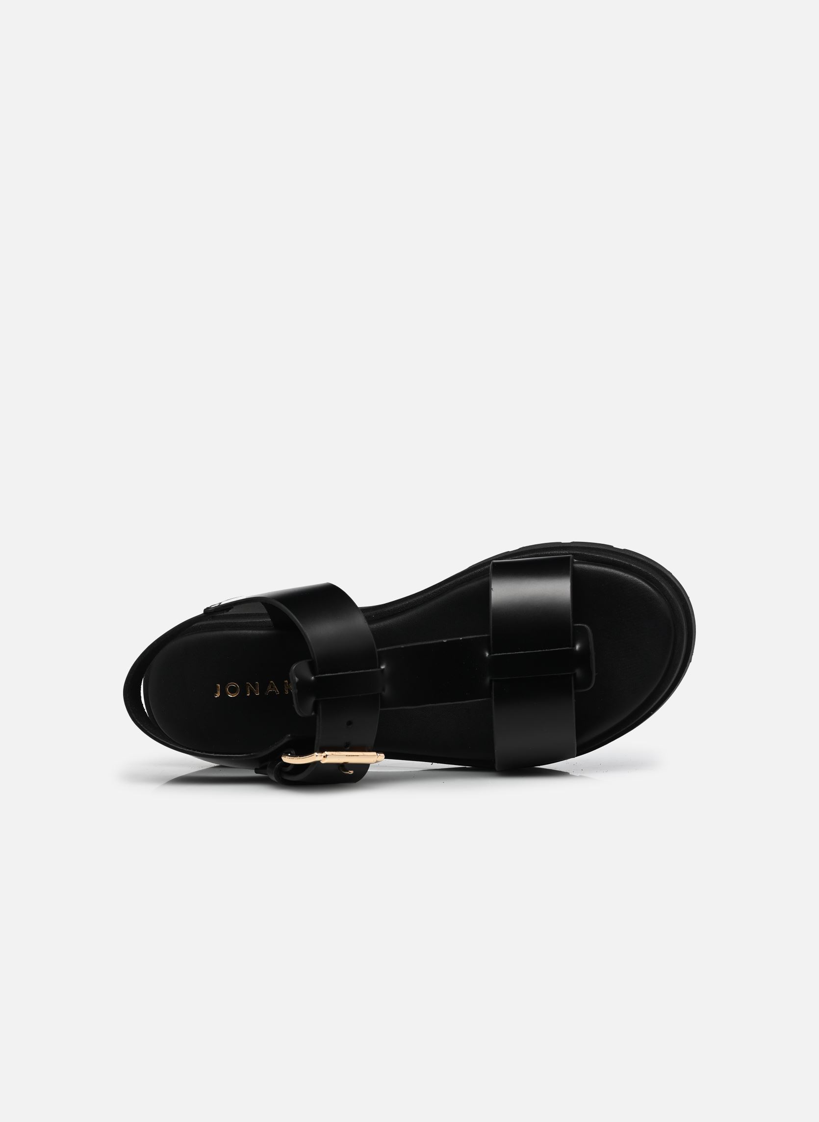Sandales compensées et plateformes LISBONNE femme noir Jonak Sandales compensées et plateformes LISBONNE femme noir Cuir noir