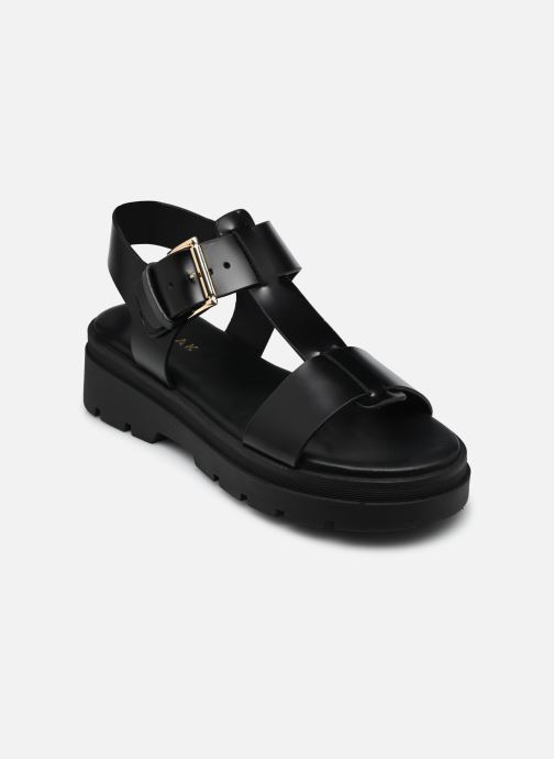Jonak Sandalen met sleehak en plateau LISBONNE dames zwart