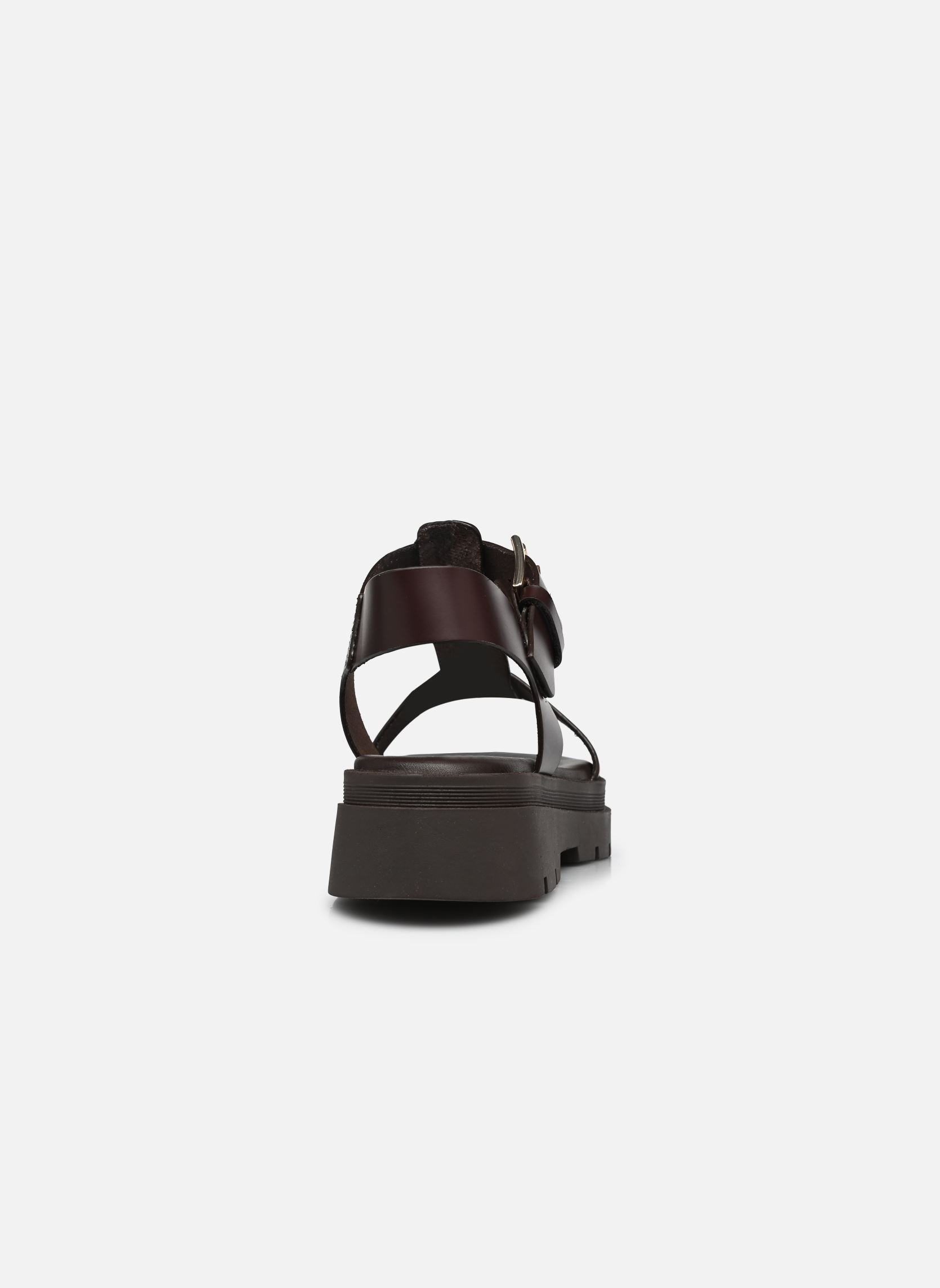 Sandales compensées et plateformes LISBONNE femme marron Jonak Sandales compensées et plateformes LISBONNE femme marron Cuir Marron