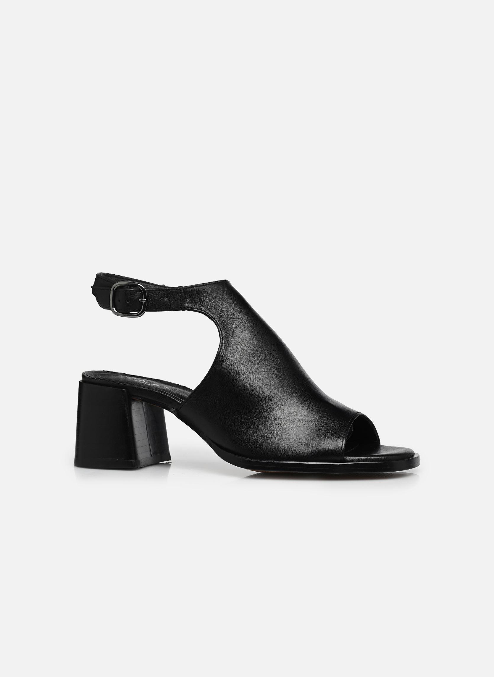 Sandales BENITA femme noir Jonak Sandales BENITA femme noir Cuir noir