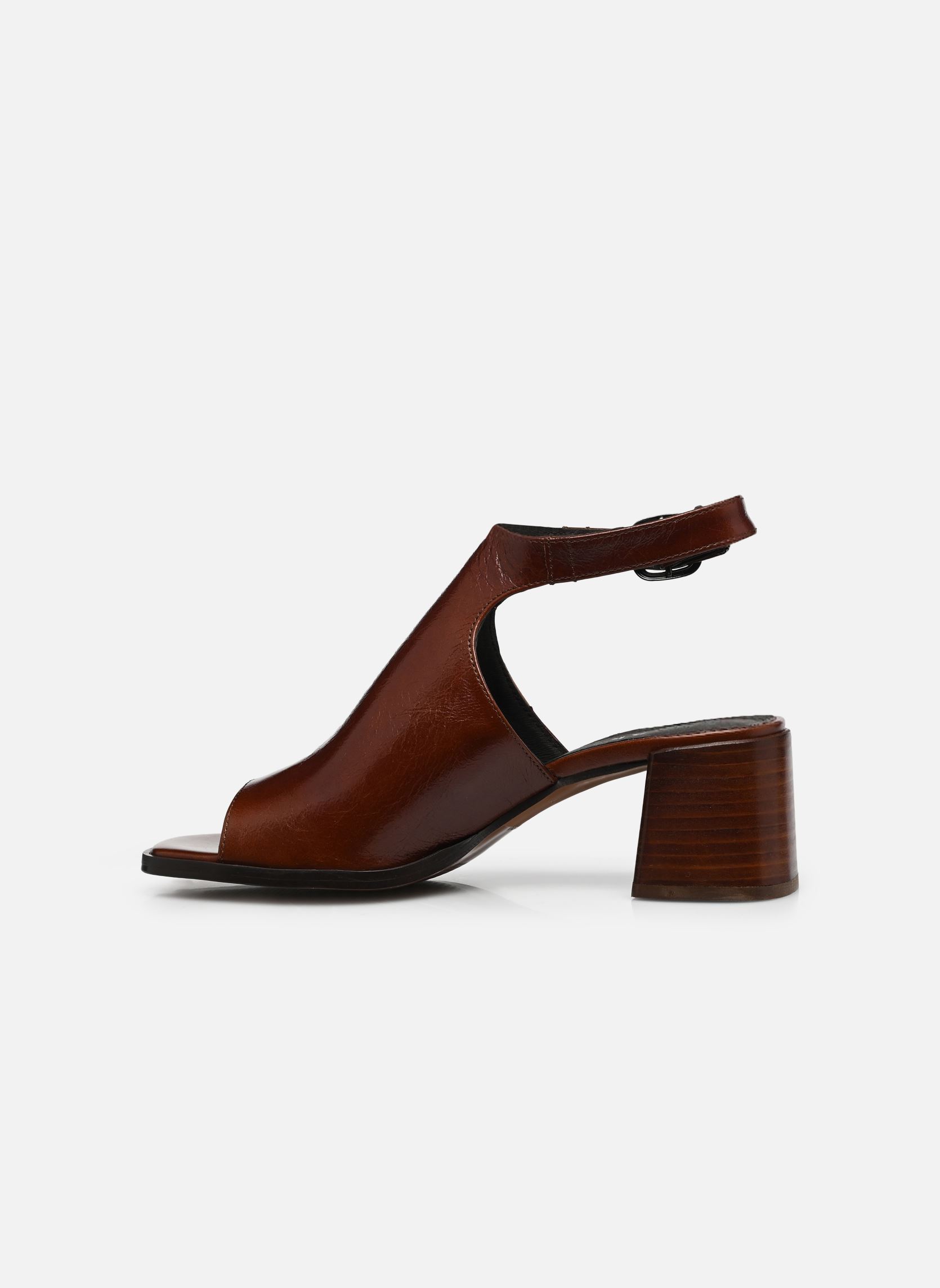 Sandales BENITA femme marron Jonak Sandales BENITA femme marron CUIR VIEILLI MARRON