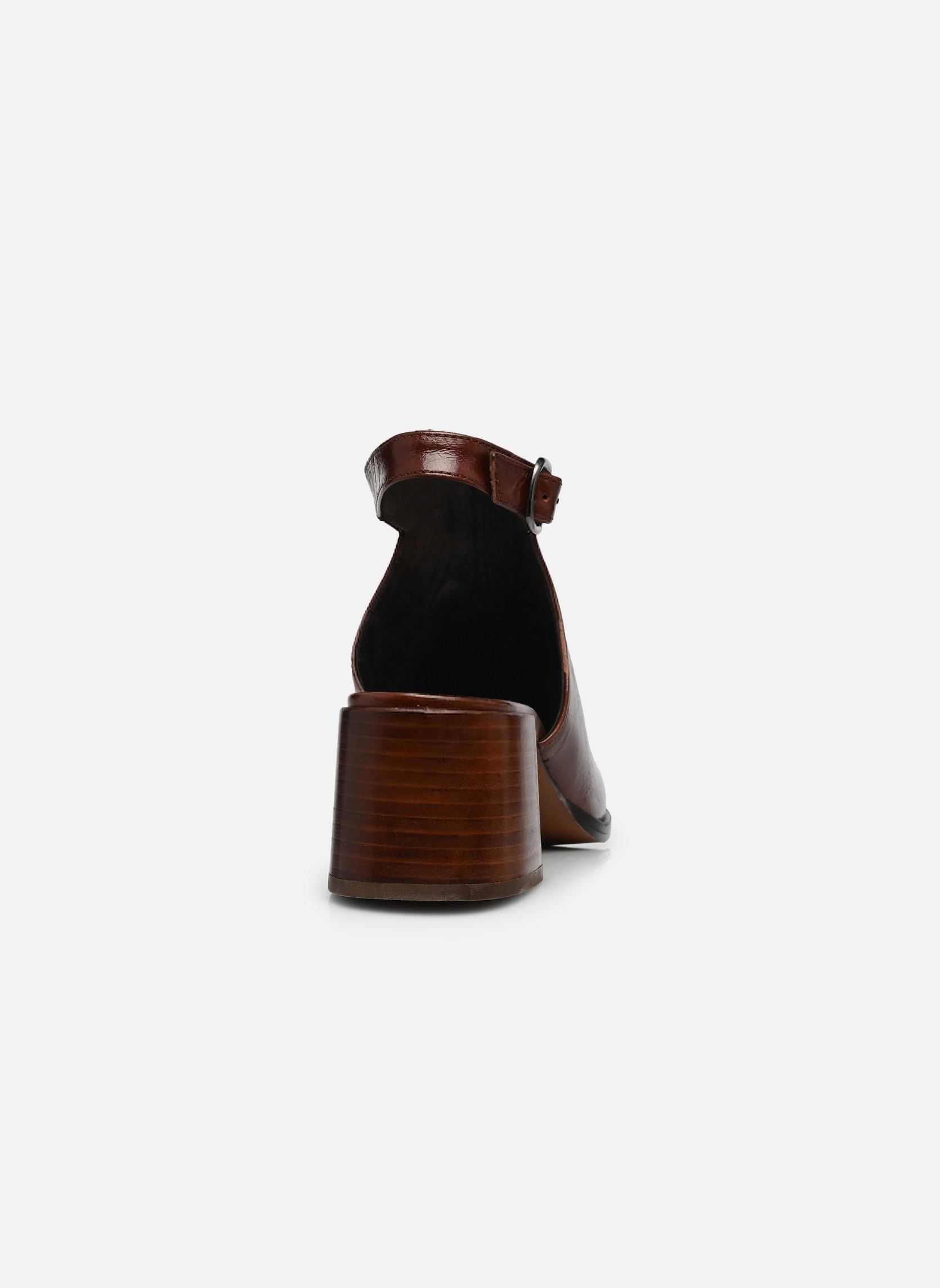 Sandales BENITA femme marron Jonak Sandales BENITA femme marron CUIR VIEILLI MARRON