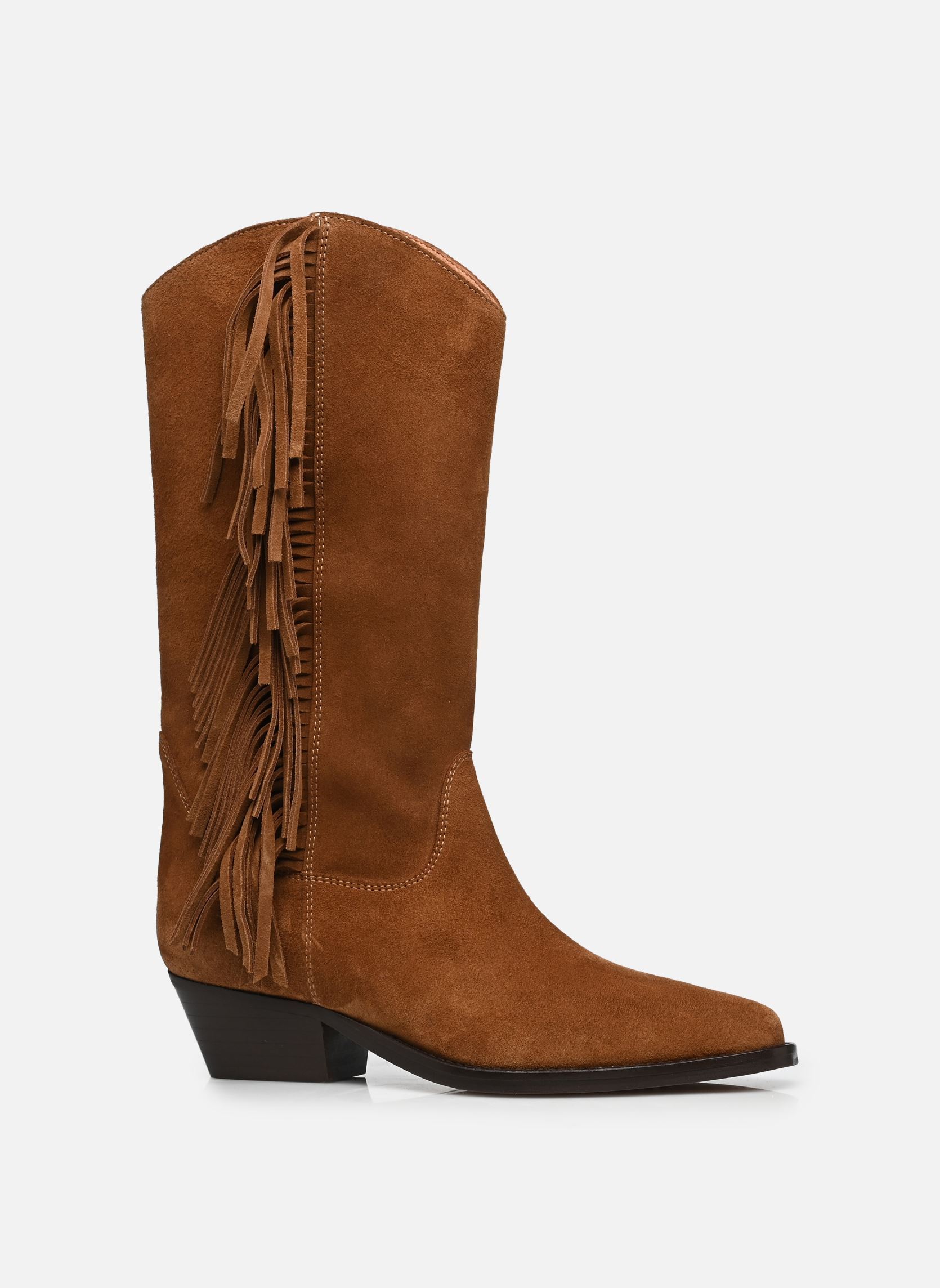 Cowboy boots DEFRANGE dames bruin Jonak Cowboy boots DEFRANGE dames bruin CROUTE COGNAC