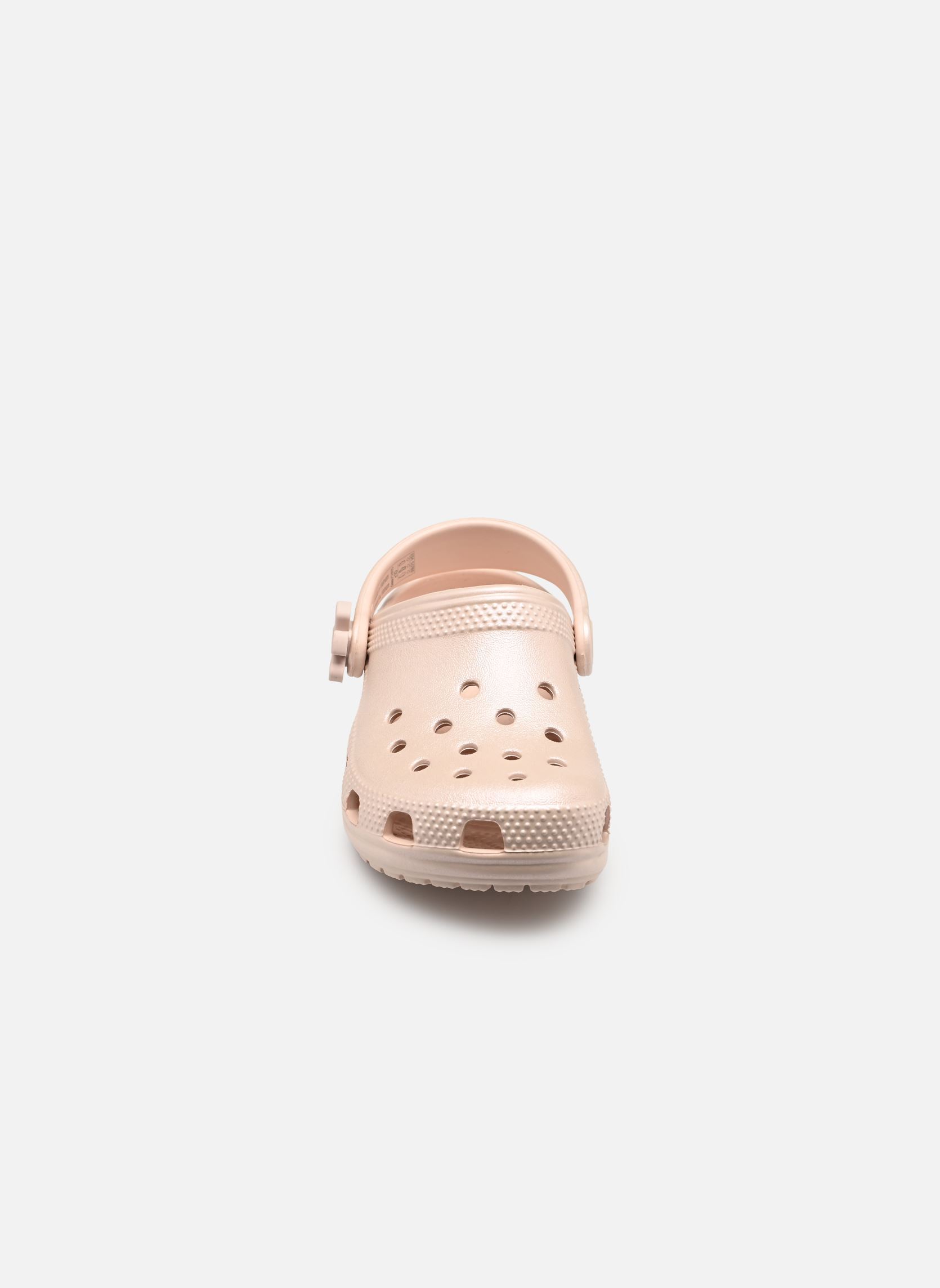 Mules et sabots Classic Pearl Shine Clog K fille rose Crocs Mules et sabots Classic Pearl Shine Clog K fille rose Quartz
