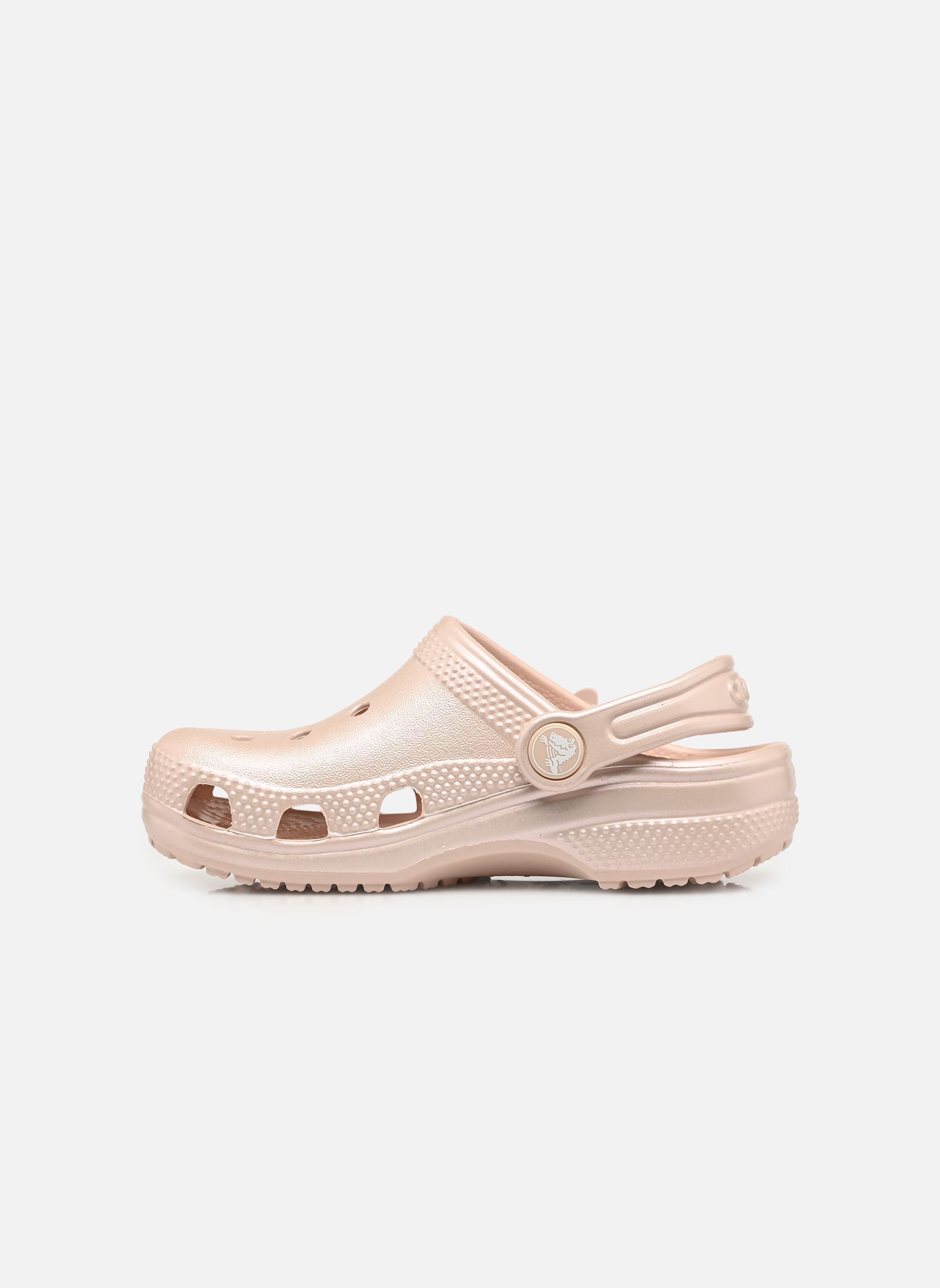 Mules et sabots Classic Pearl Shine Clog K fille rose Crocs Mules et sabots Classic Pearl Shine Clog K fille rose Quartz