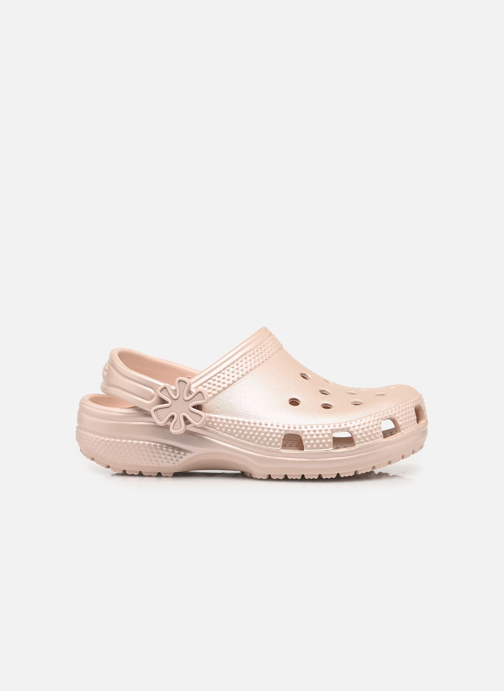 Mules et sabots Classic Pearl Shine Clog K fille rose Crocs Mules et sabots Classic Pearl Shine Clog K fille rose Quartz