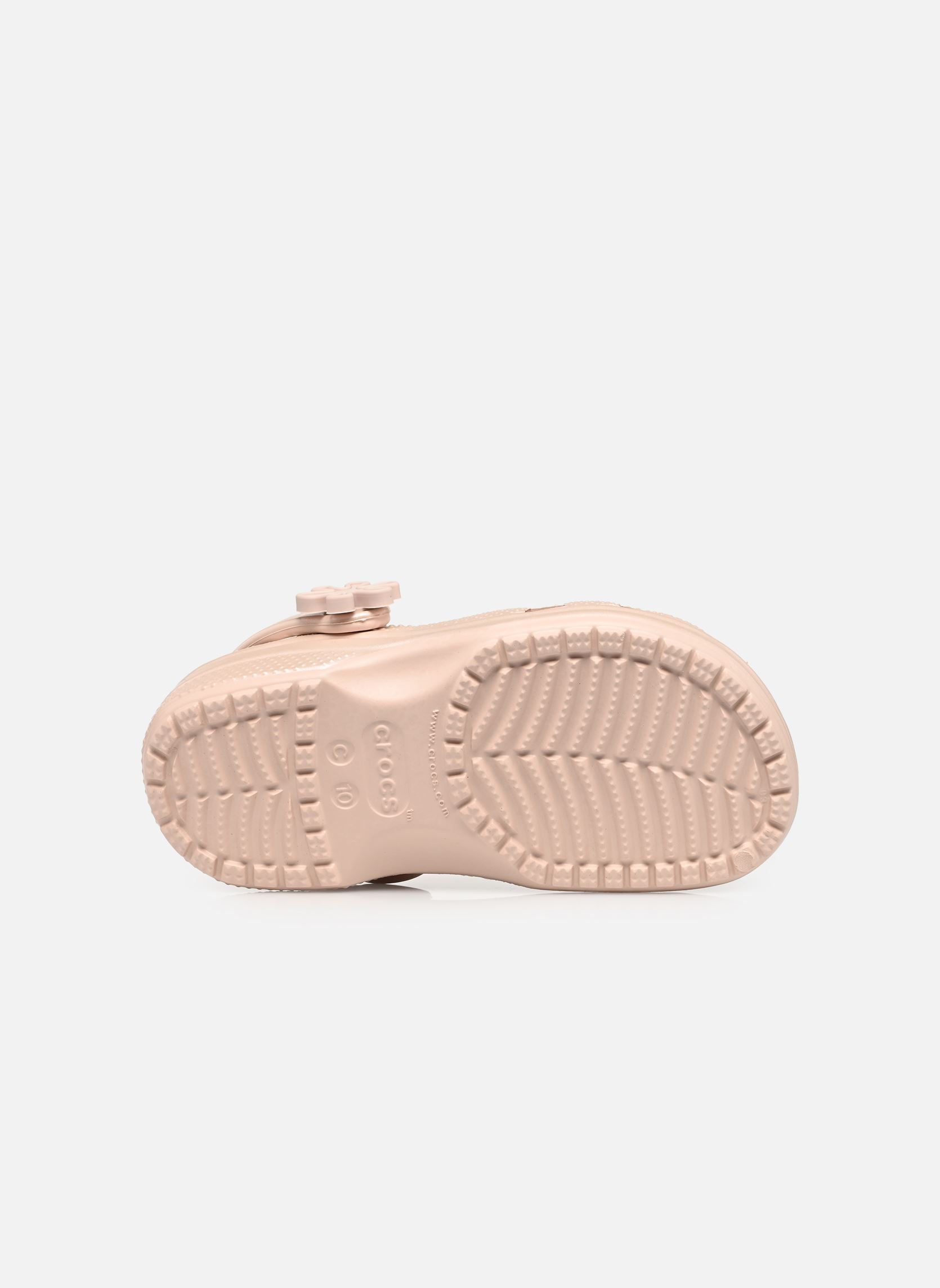 Mules et sabots Classic Pearl Shine Clog K fille rose Crocs Mules et sabots Classic Pearl Shine Clog K fille rose Quartz
