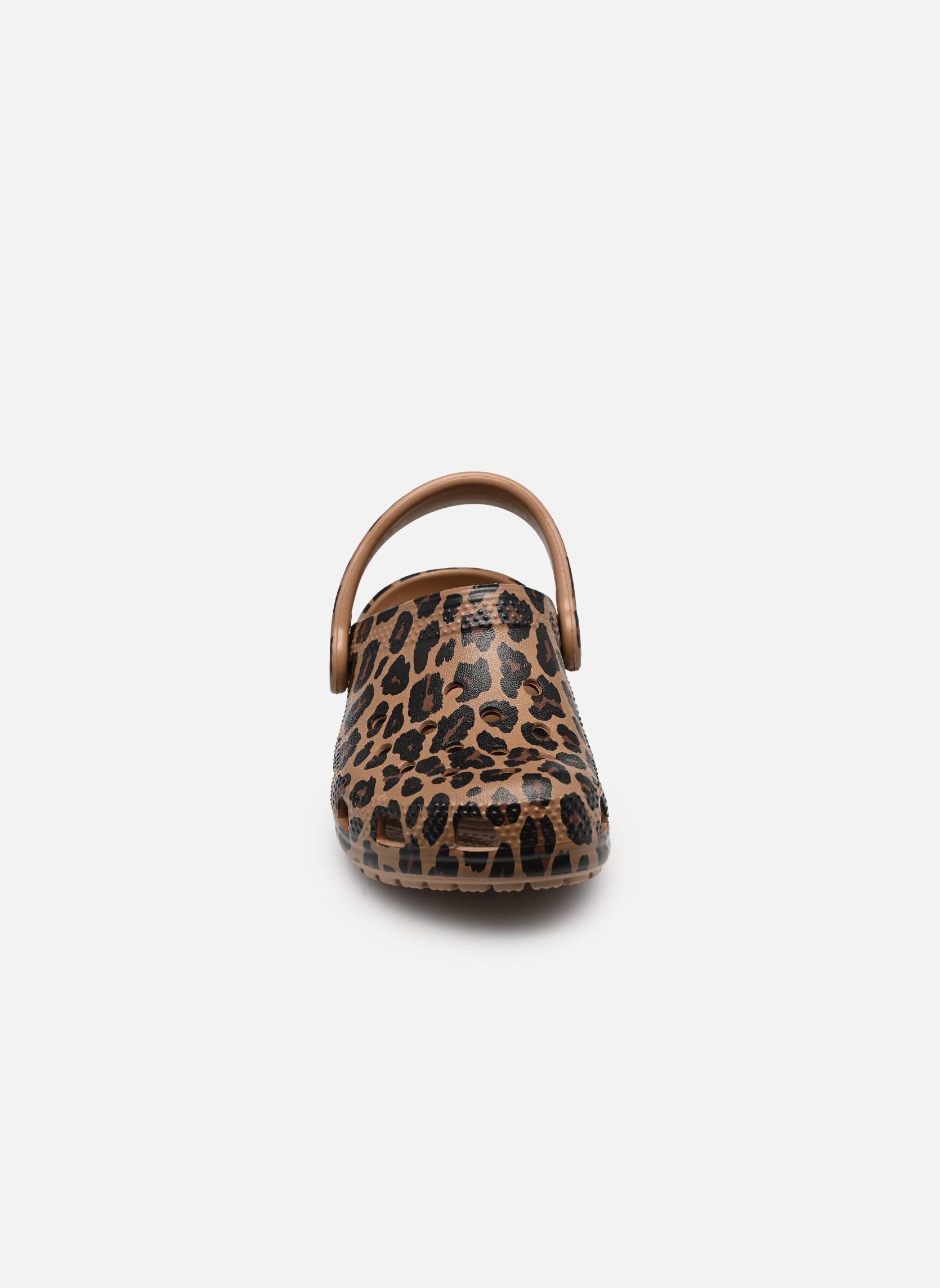 Pantoletten und Clogs Classic Animal Clog K mädchen braun Crocs Pantoletten und Clogs Classic Animal Clog K mädchen braun Sepia/Leopard