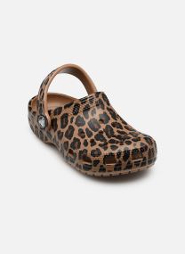 Pantoletten und Clogs Classic Animal Clog K mädchen braun Crocs Pantoletten und Clogs Classic Animal Clog K mädchen braun Sepia/Leopard