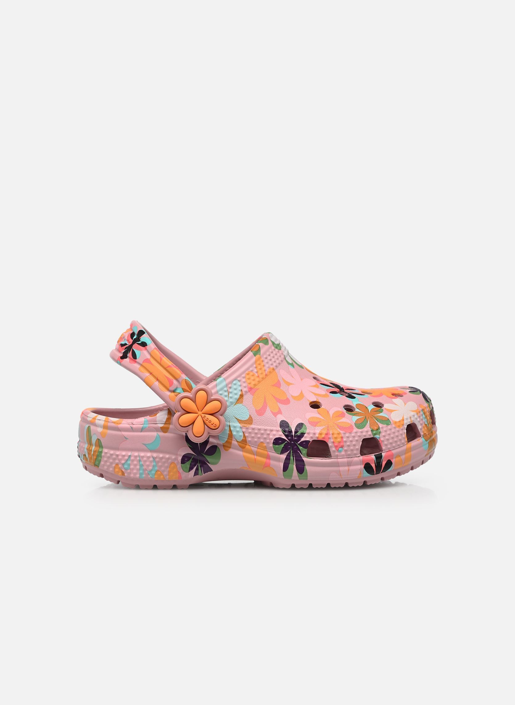 Mules et sabots Classic Retro Summer Clog K fille multicolore Crocs Mules et sabots Classic Retro Summer Clog K fille multicolore Mauve