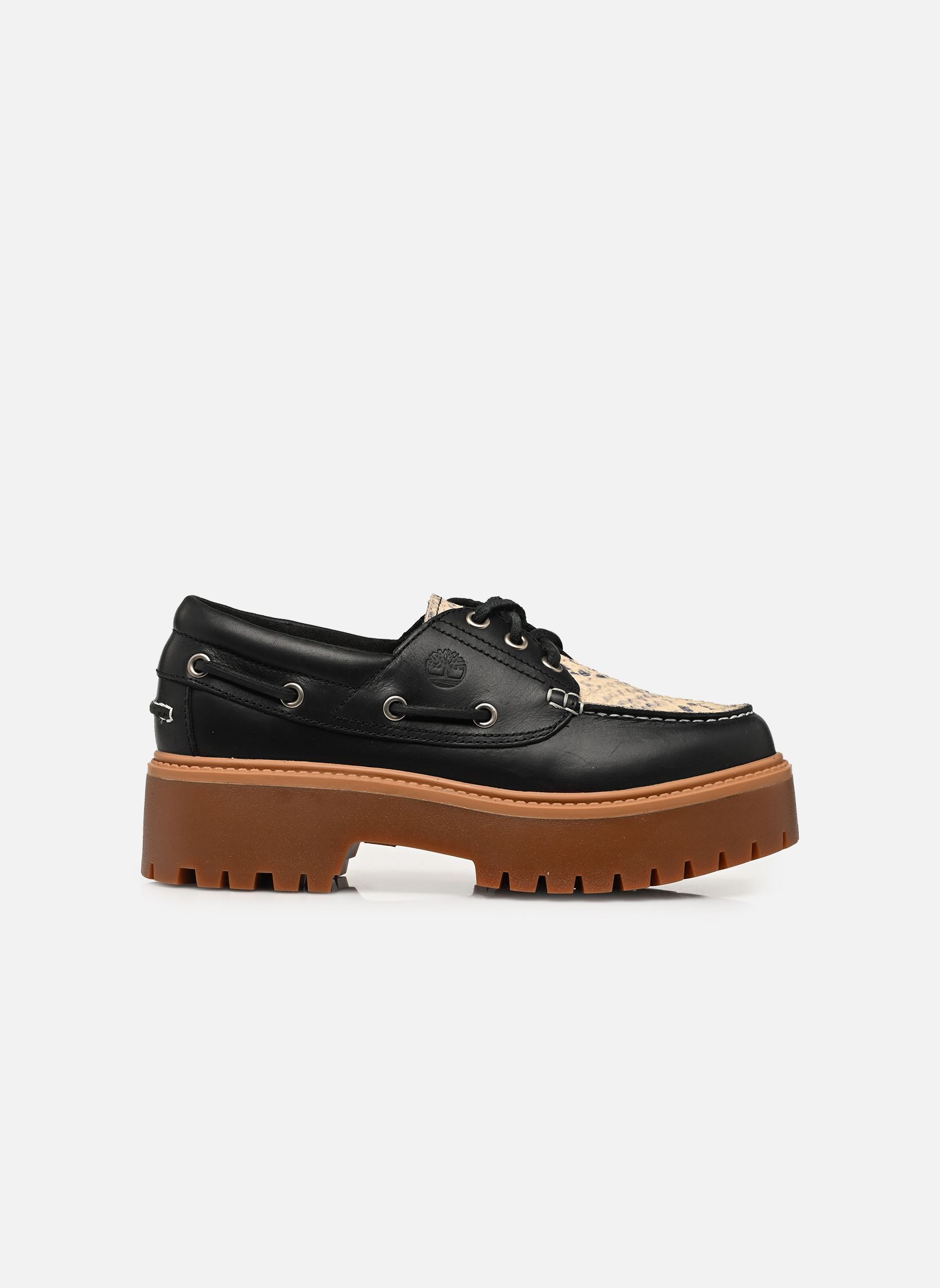 Bootschoenen BOAT SHOE dames zwart Timberland Bootschoenen BOAT SHOE dames zwart SNAKE PRINT SUEDE 1