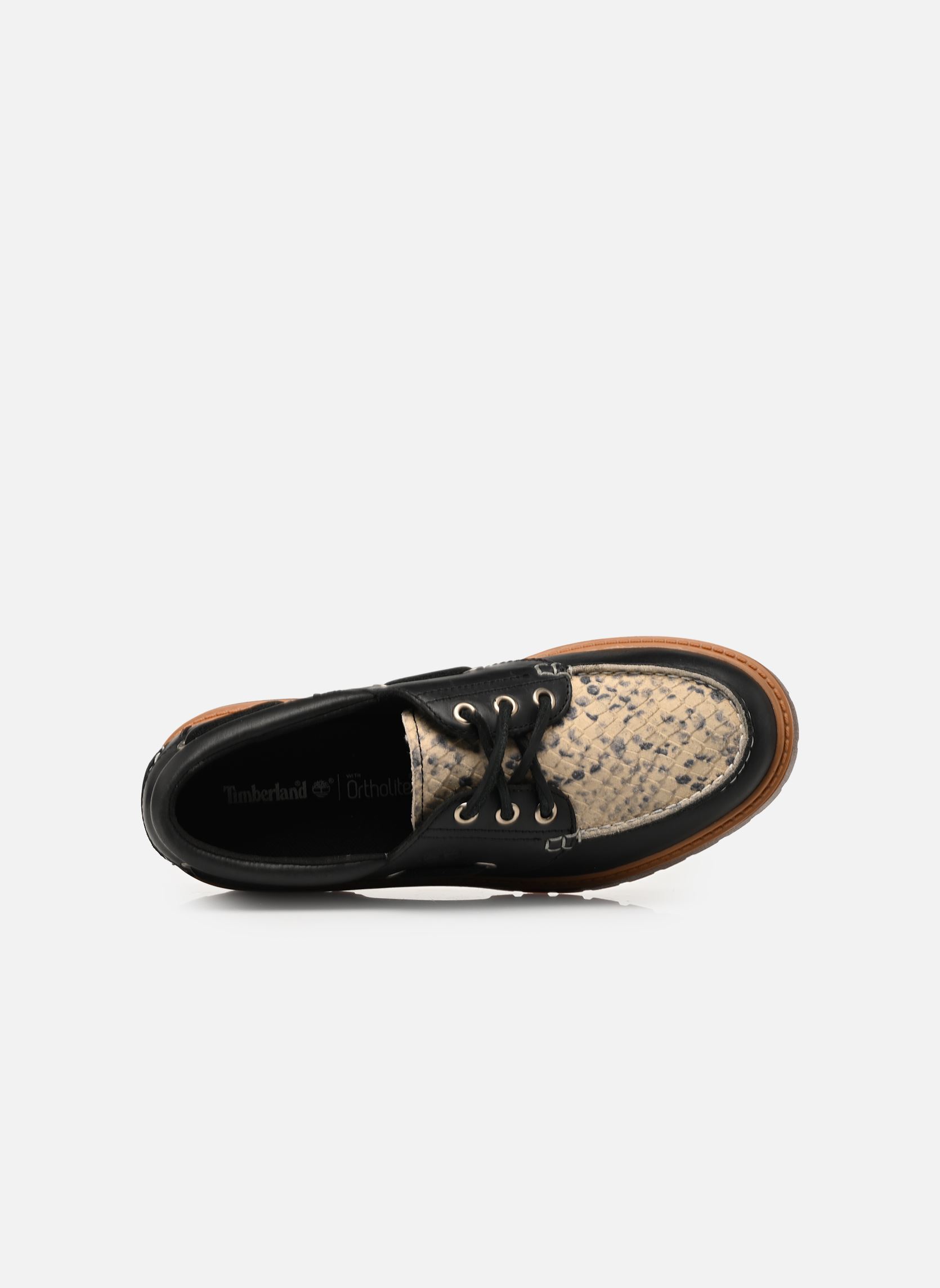 Bootschoenen BOAT SHOE dames zwart Timberland Bootschoenen BOAT SHOE dames zwart SNAKE PRINT SUEDE 1