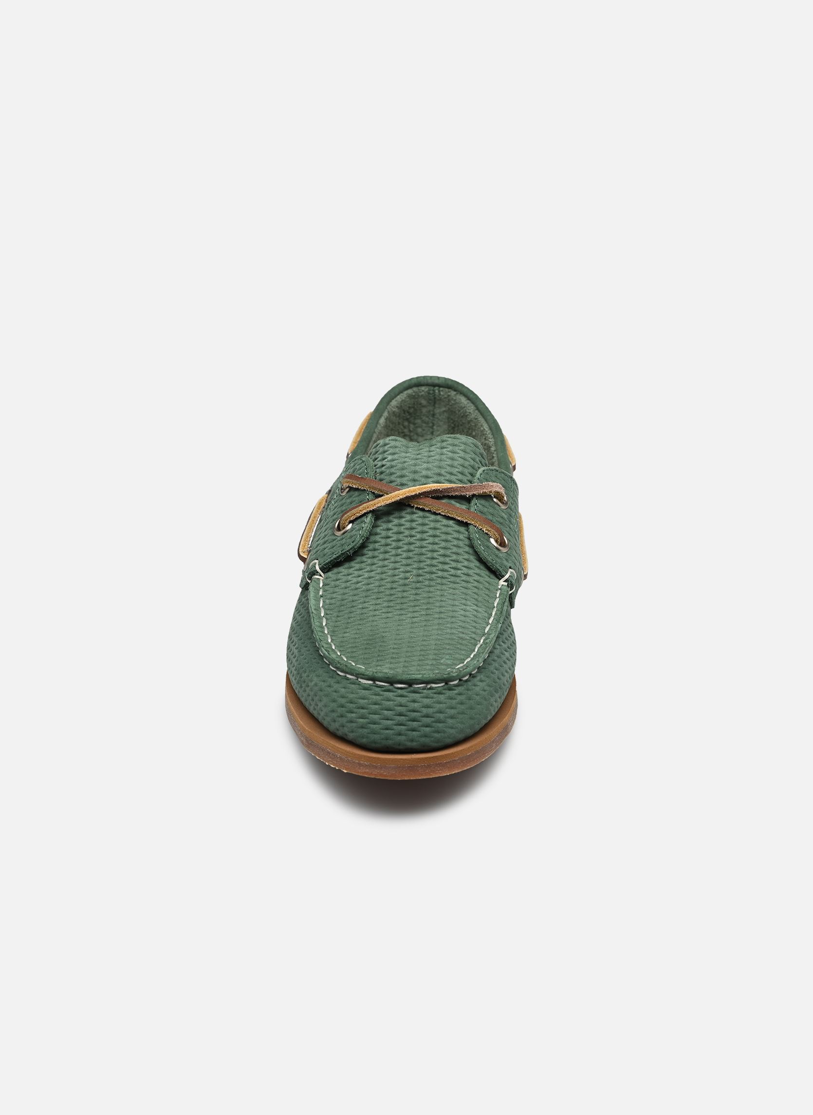 Chaussures bateaux BOAT SHOE femme vert Timberland Chaussures bateaux BOAT SHOE femme vert MEDIUM GREEN NUBUCK 1