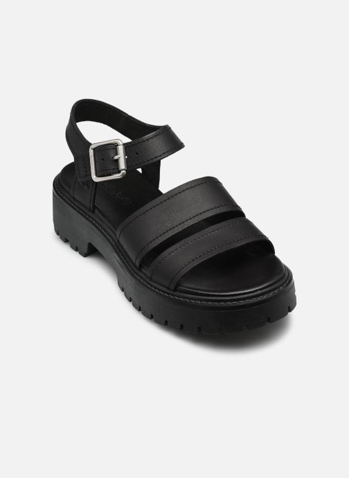 Timberland Sandales plates BACKSTRAP SANDAL femme noir