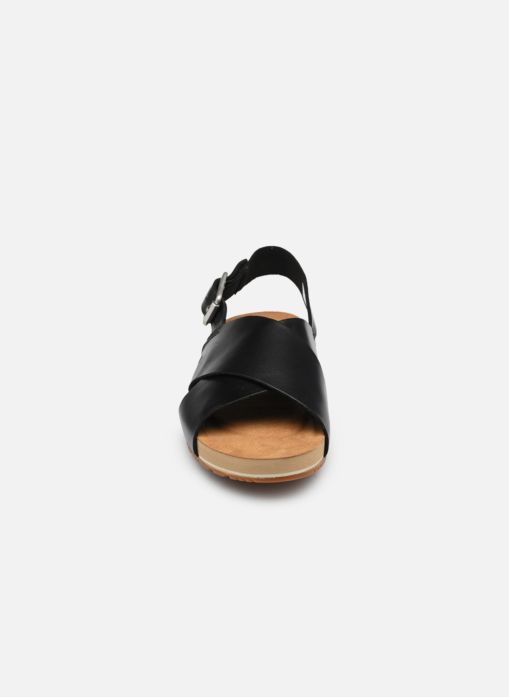 Flache Sandalen BACKSTRAP SANDAL damen schwarz Timberland Flache Sandalen BACKSTRAP SANDAL damen schwarz TB0A5MF1W021