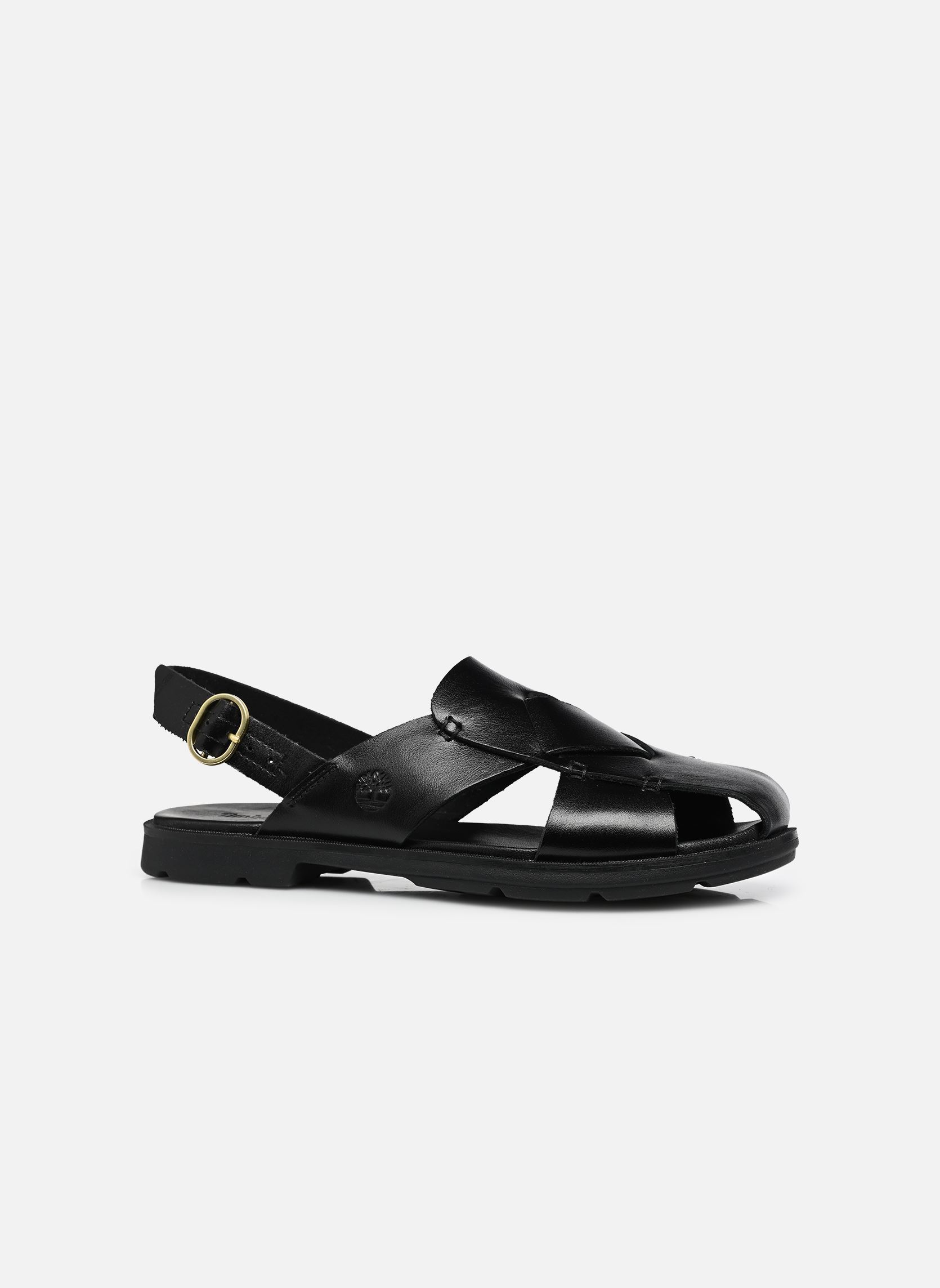 Platte sandalen BACKSTRAP SANDAL dames zwart Timberland Platte sandalen BACKSTRAP SANDAL dames zwart BLACK FULL GRAIN 2