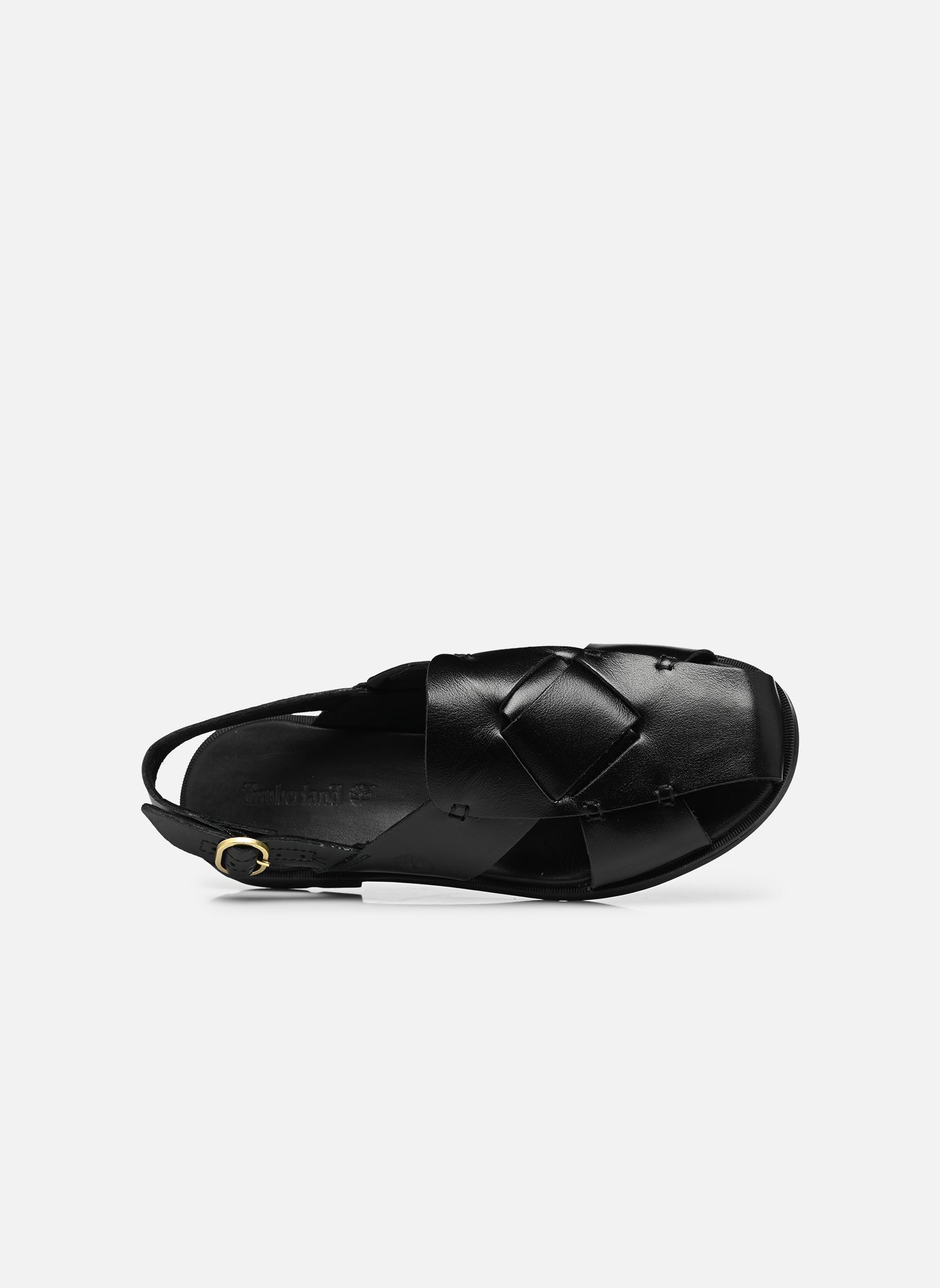 Platte sandalen BACKSTRAP SANDAL dames zwart Timberland Platte sandalen BACKSTRAP SANDAL dames zwart BLACK FULL GRAIN 2
