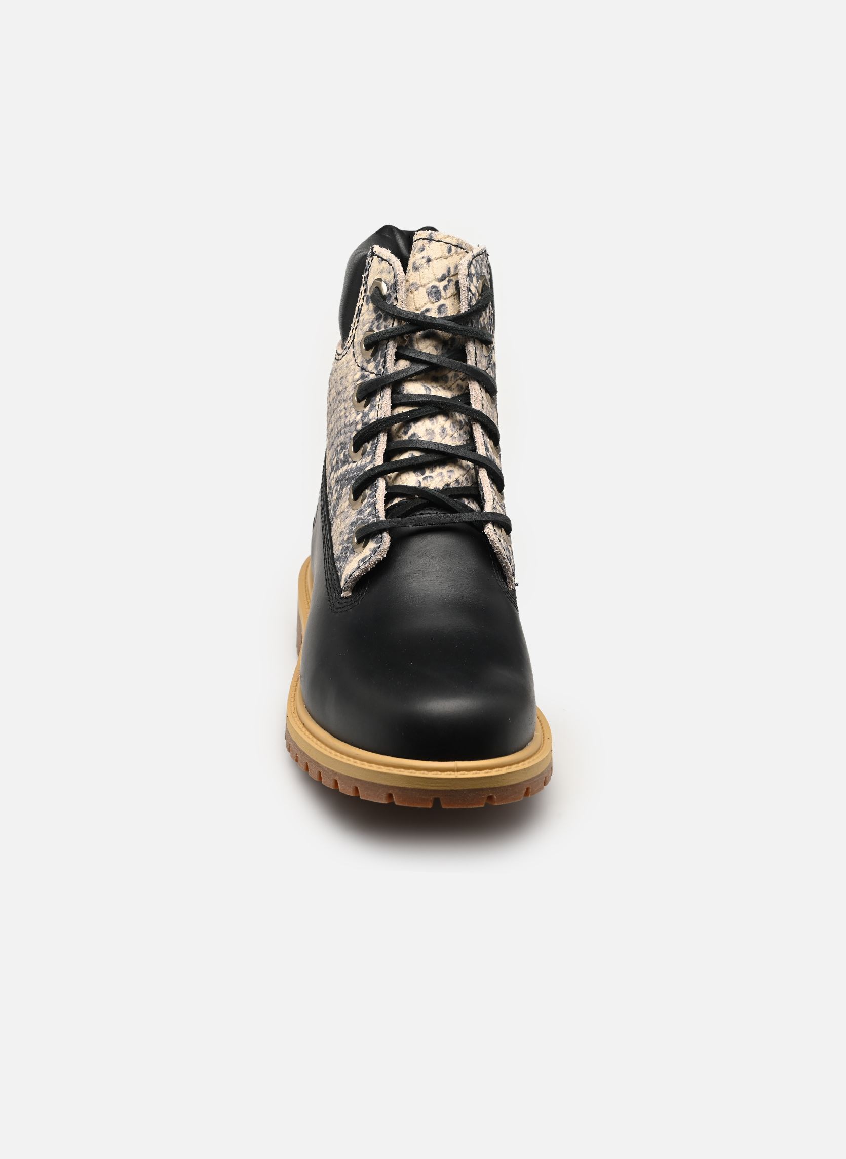 Bottines à lacets 6 INCH LACE BOOT femme noir Timberland Bottines à lacets 6 INCH LACE BOOT femme noir SNAKE PRINT SUEDE