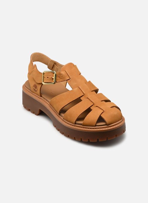 Timberland Sandalen met sleehak en plateau FISHERMAN SANDAL dames bruin