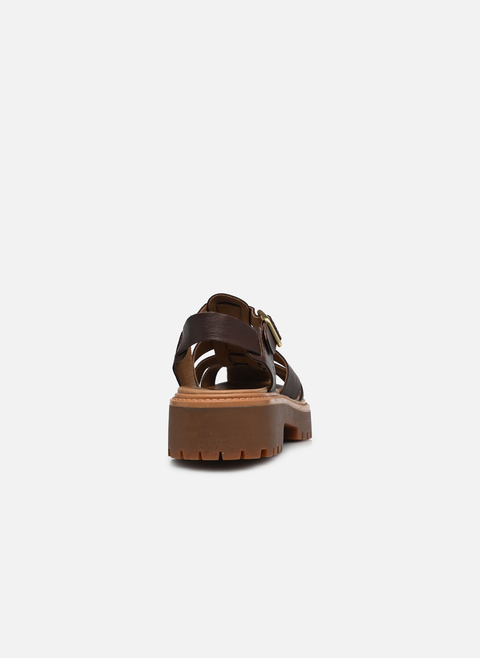 Sandales compensées et plateformes FISHERMAN SANDAL femme marron Timberland Sandales compensées et plateformes FISHERMAN SANDAL femme marron DARK BROWN FULL GRAIN