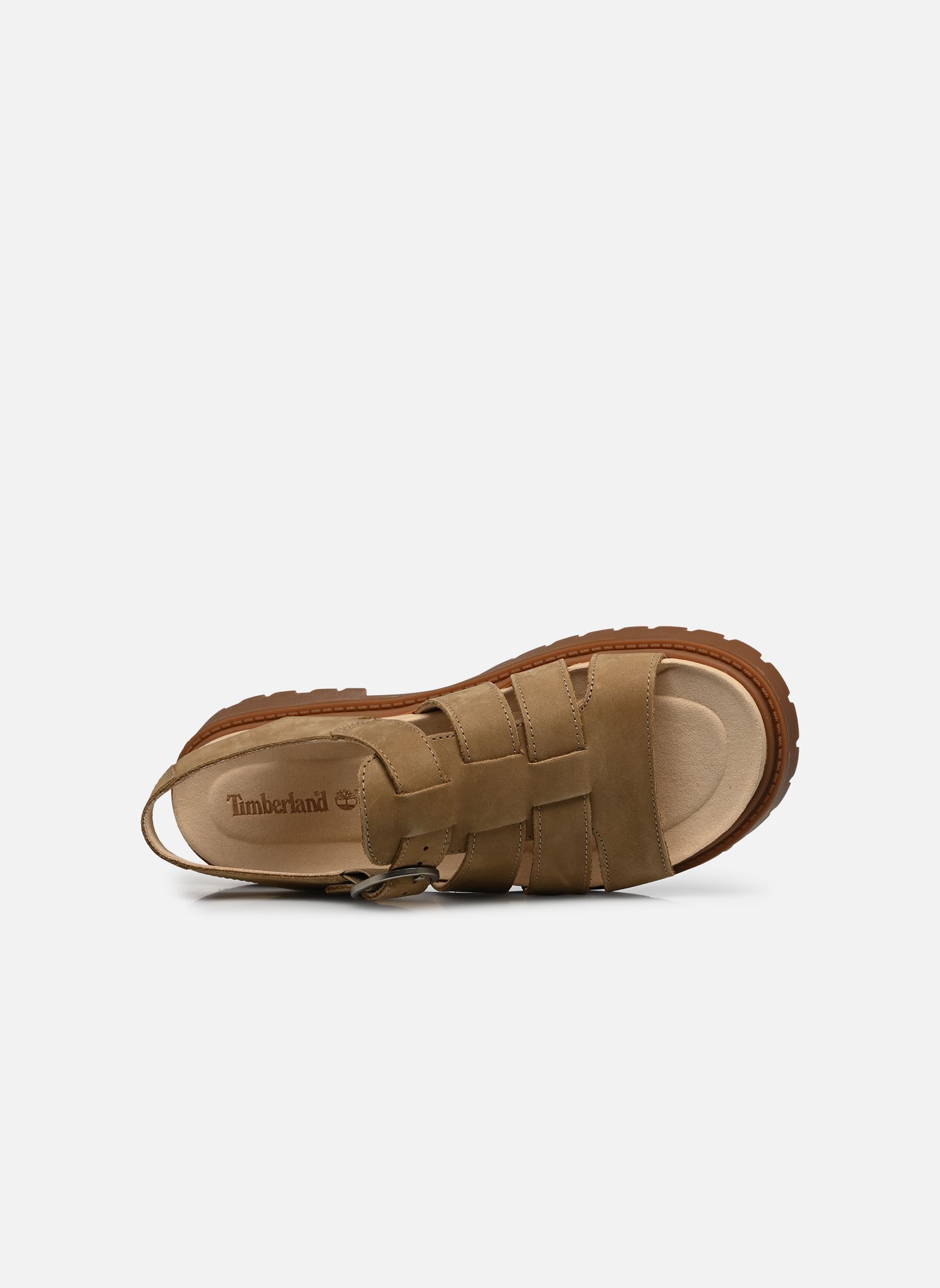 Keil- und Plateausandalen FISHERMAN SANDAL damen beige Timberland Keil- und Plateausandalen FISHERMAN SANDAL damen beige MEDIUM BEIGE NUBUCK