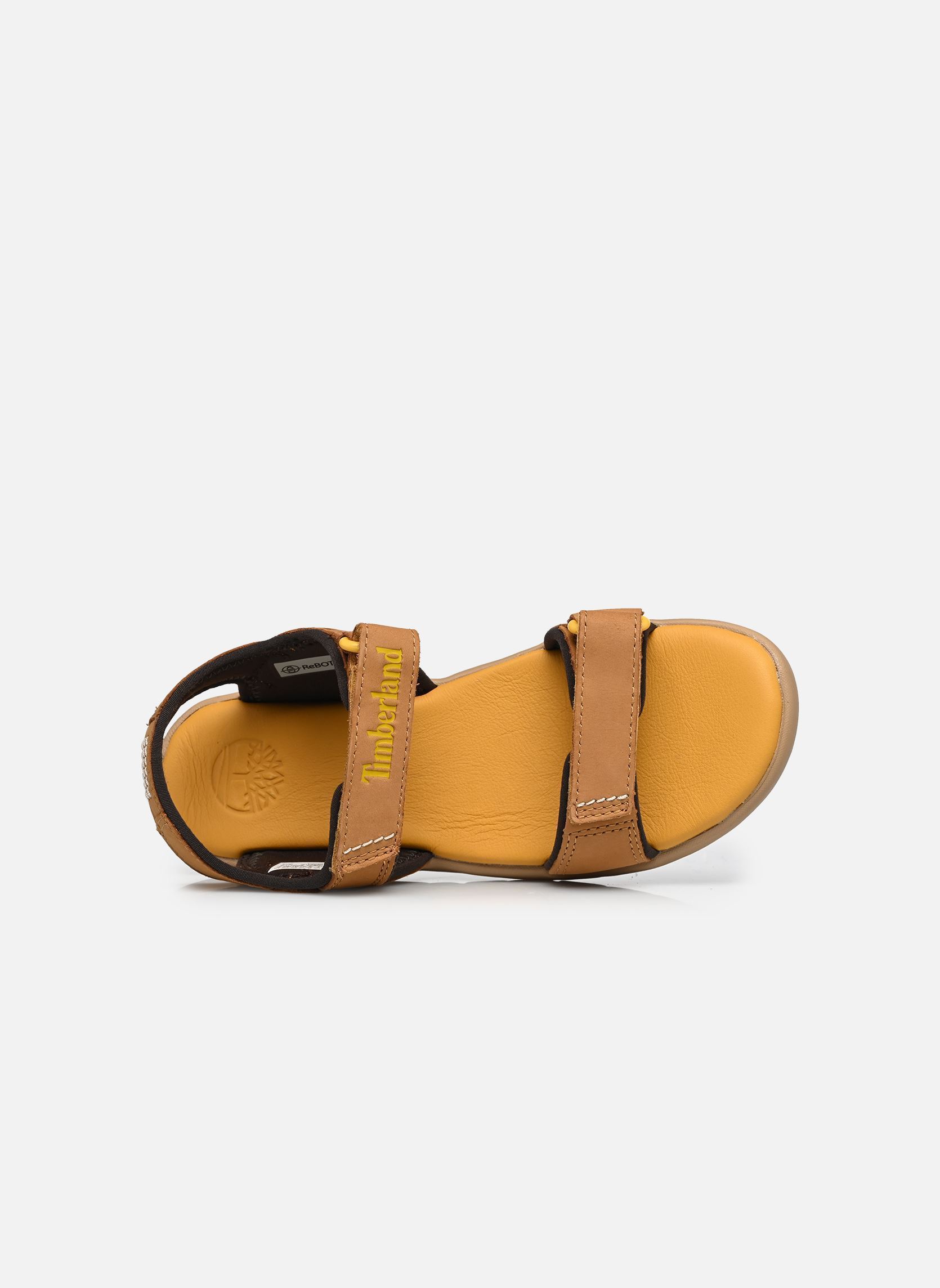 Sandales de bain Perkins Row BACKSTRAP SANDAL garçon marron Timberland Sandales de bain Perkins Row BACKSTRAP SANDAL garçon marron WHEAT NUBUCK