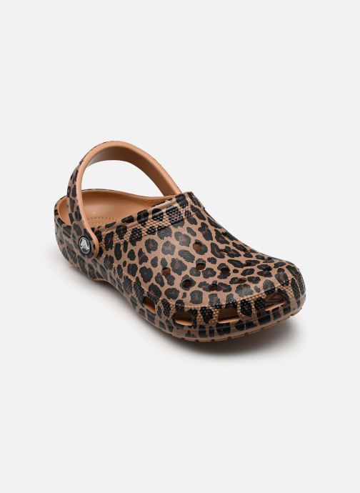Crocs Mules et sabots Classic Animal Clog femme marron