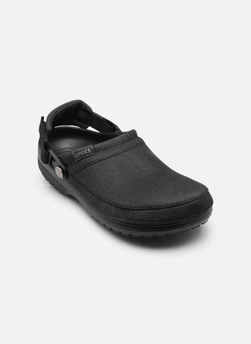 Crocs Mules et sabots Classic Crafted Vegan Suede Clog W femme noir