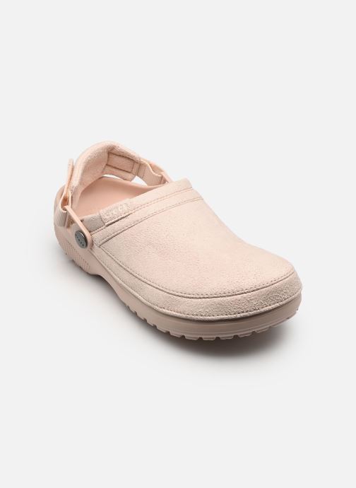 Crocs Mules et sabots Classic Crafted Vegan Suede Clog W femme rose