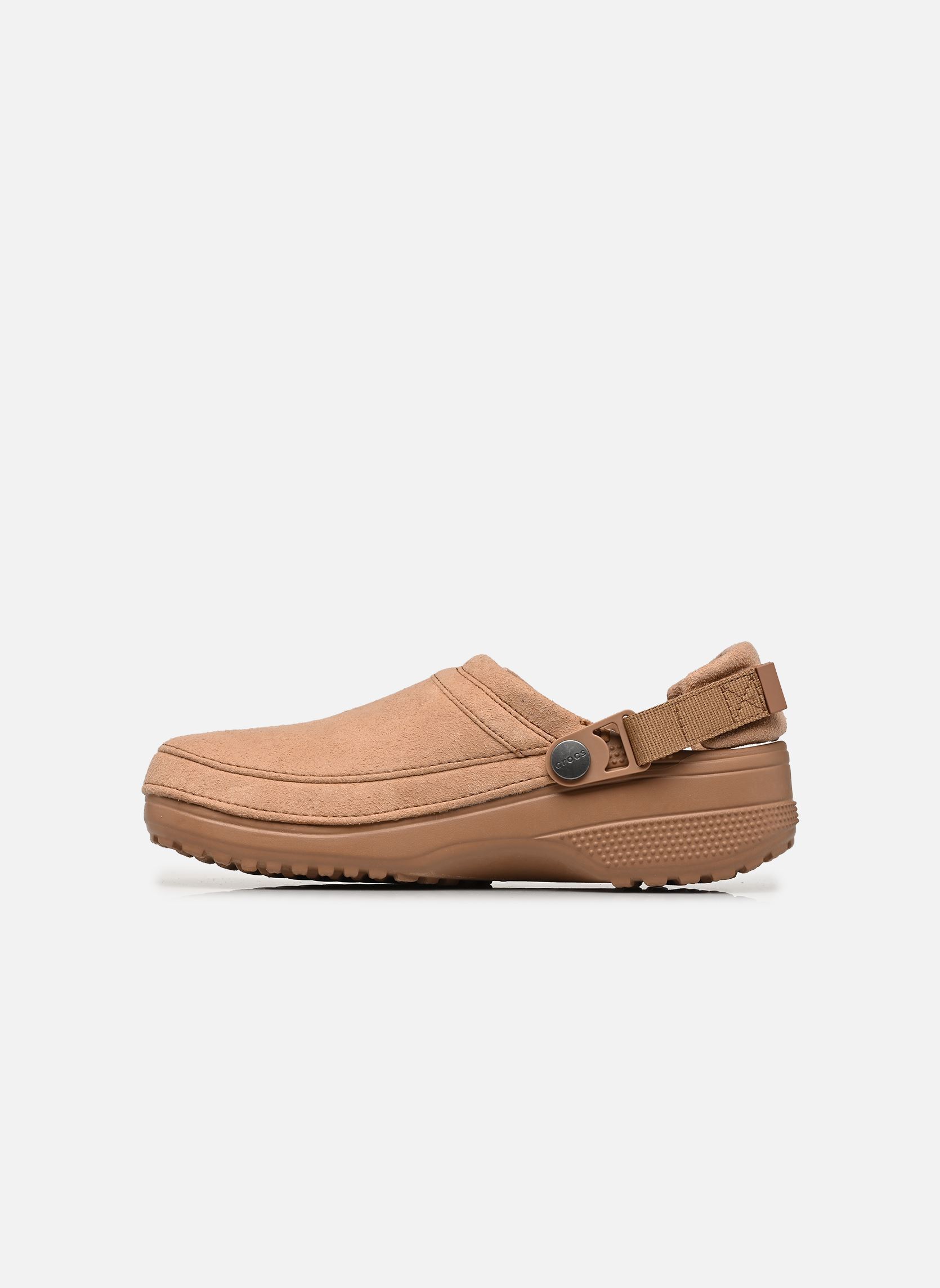 Muilen en klompen Classic Crafted Vegan Suede Clog W dames bruin Crocs Muilen en klompen Classic Crafted Vegan Suede Clog W dames bruin Milk chocolate